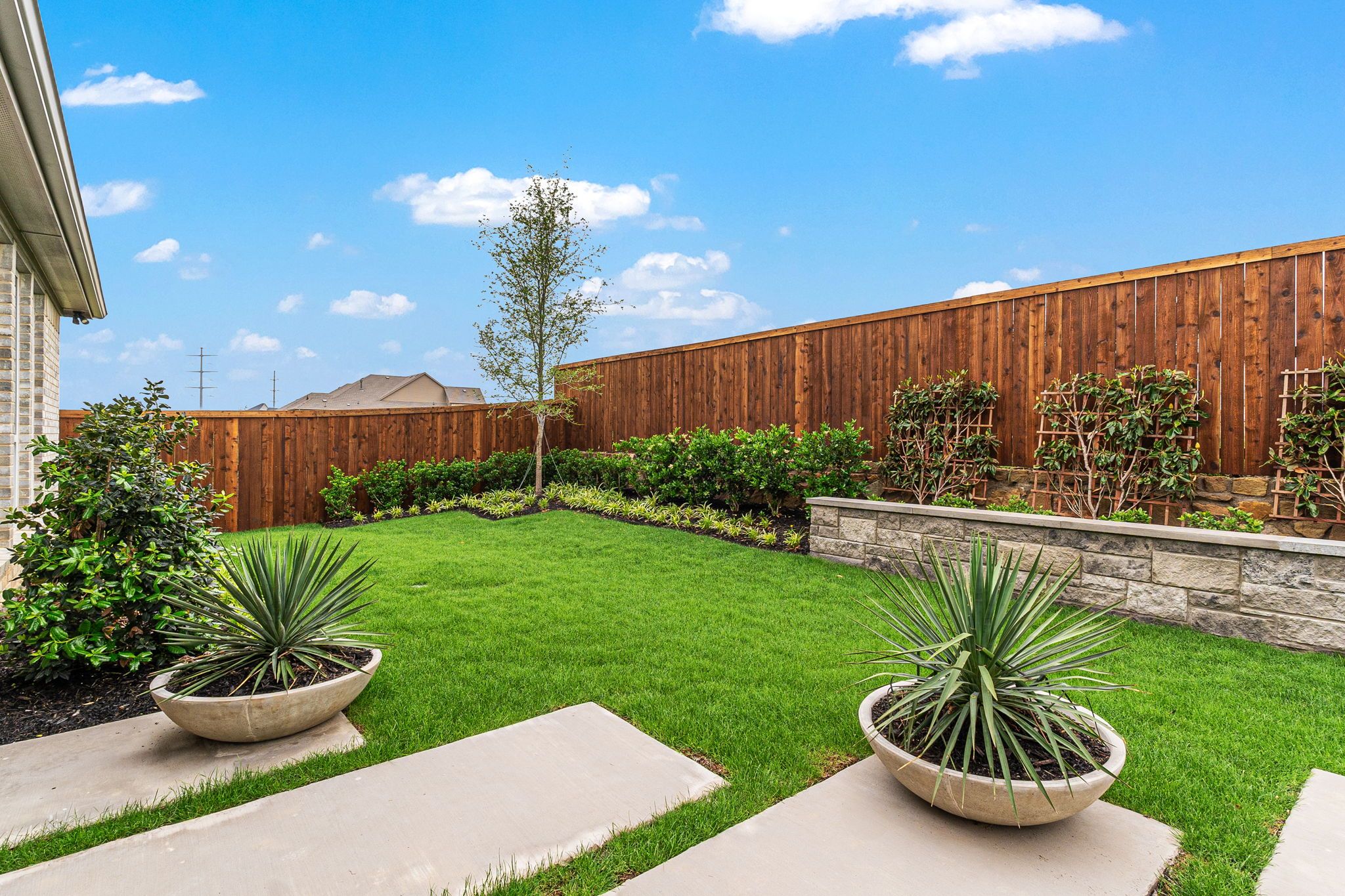 American Legend Homes 60' model in Wellington - Backyard