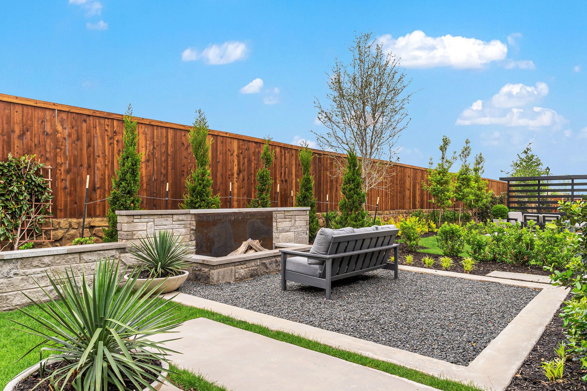 American Legend Homes 60' model in Wellington - Outdoor Living Area