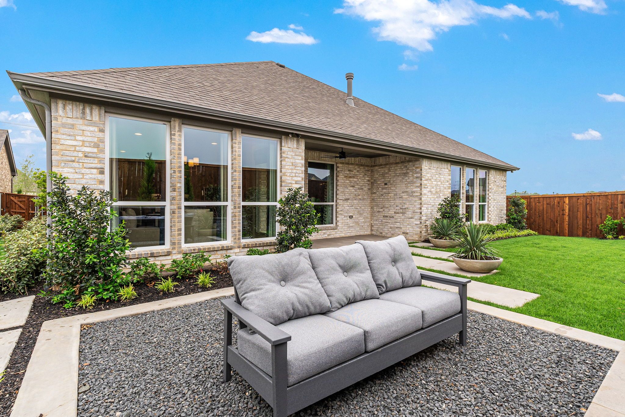 American Legend Homes 60' model in Wellington - Rear Elevation