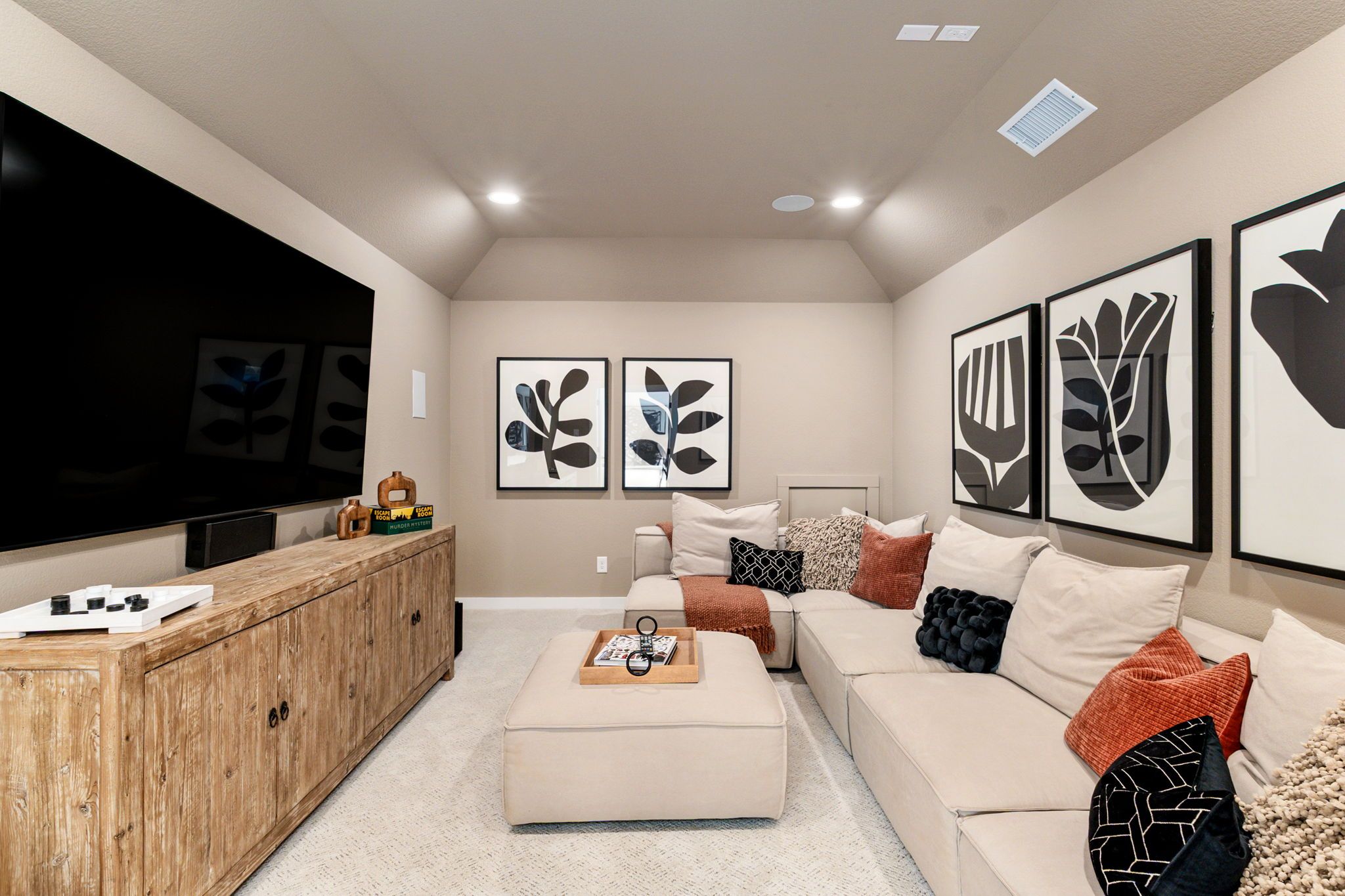 American Legend Homes 50' model in Wellington - Media Room