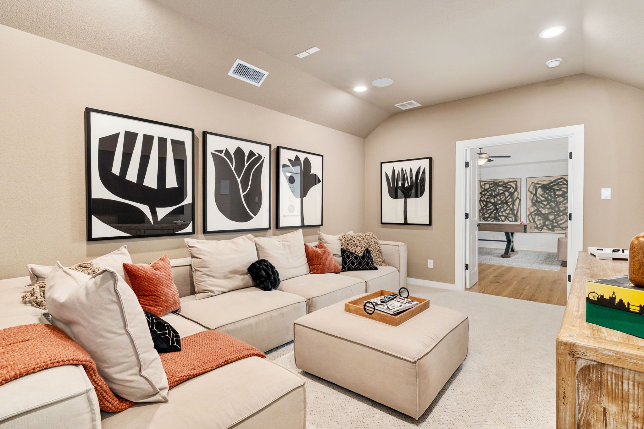 American Legend Homes 50' model in Wellington - Media Room