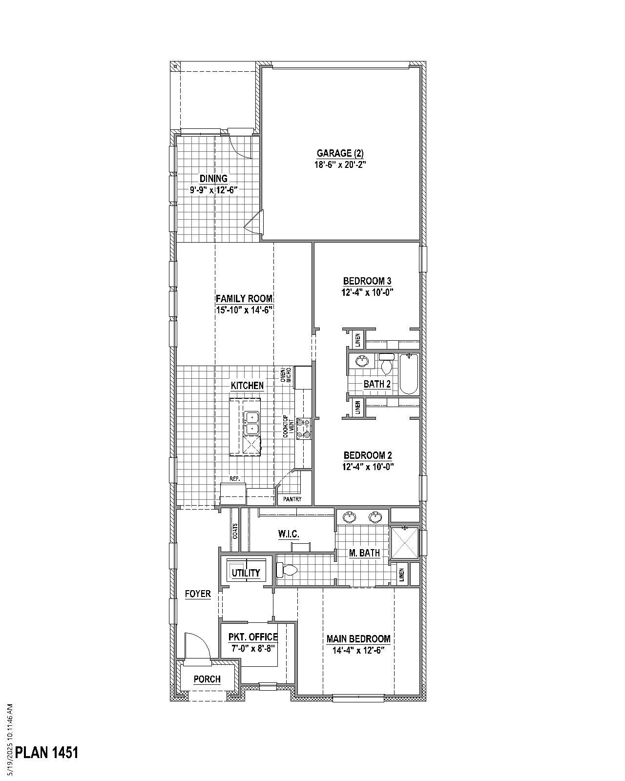 Plan 1451 1st Floor