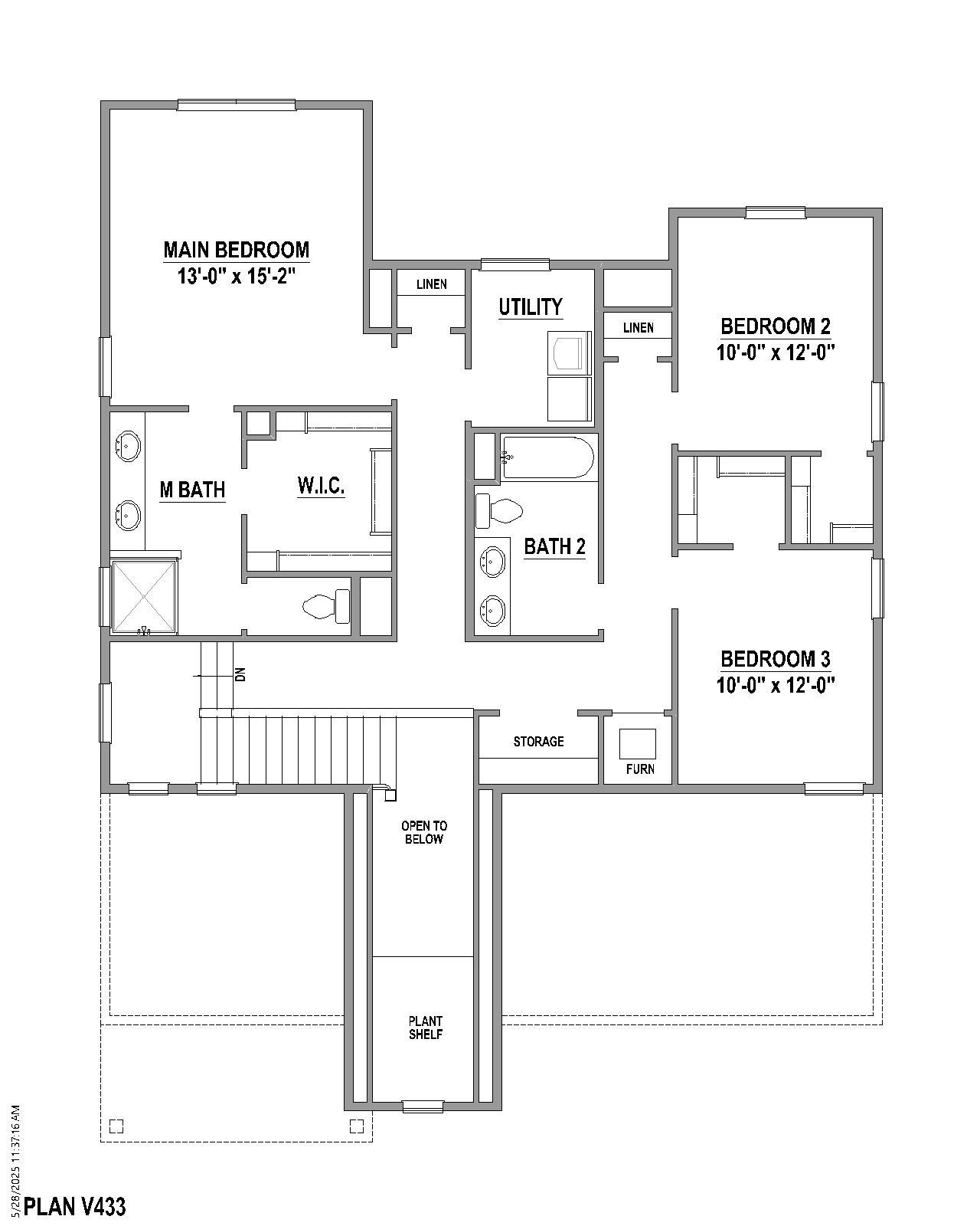 Plan V433 BL 2nd Floor