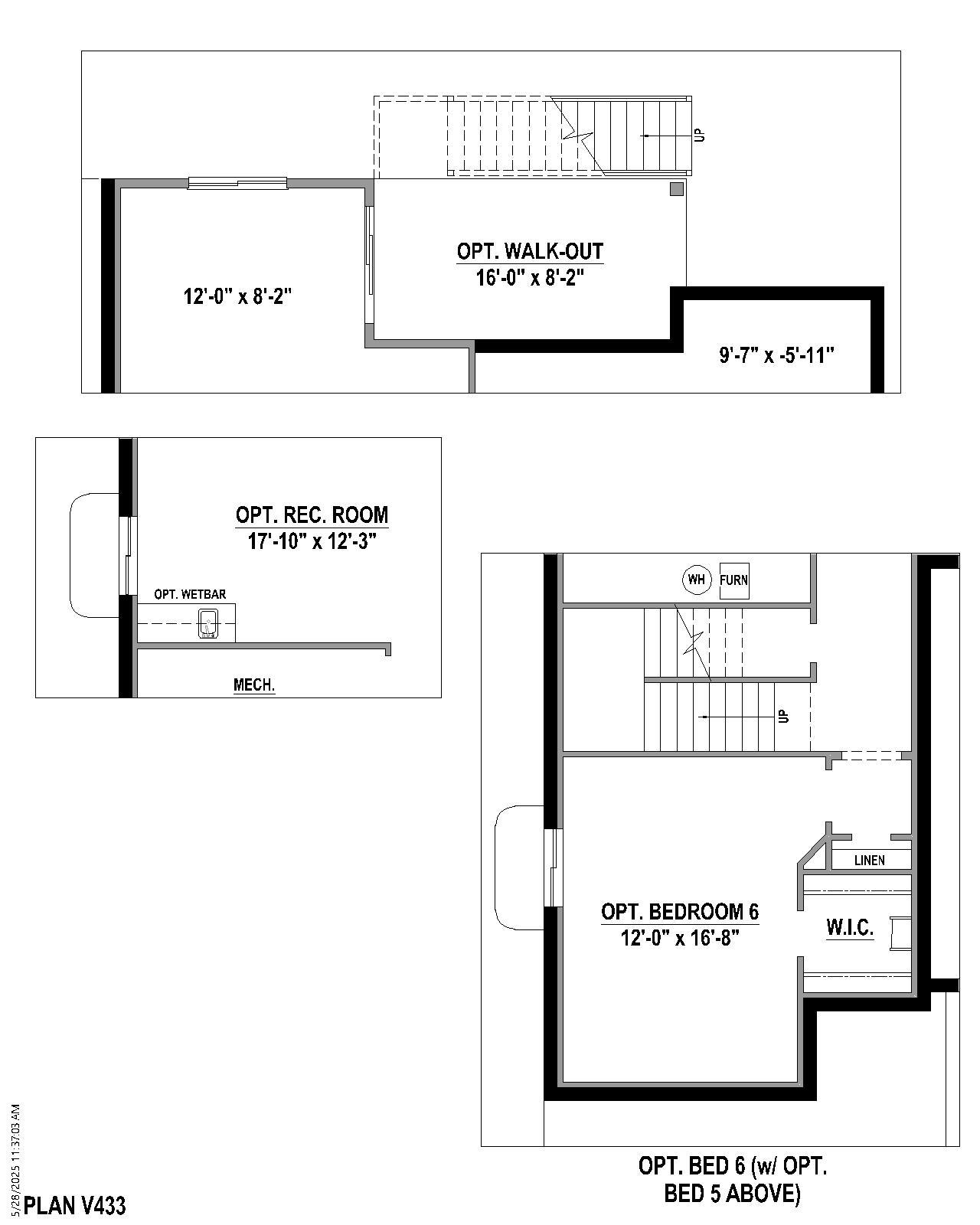 Plan V433 BL Base Options
