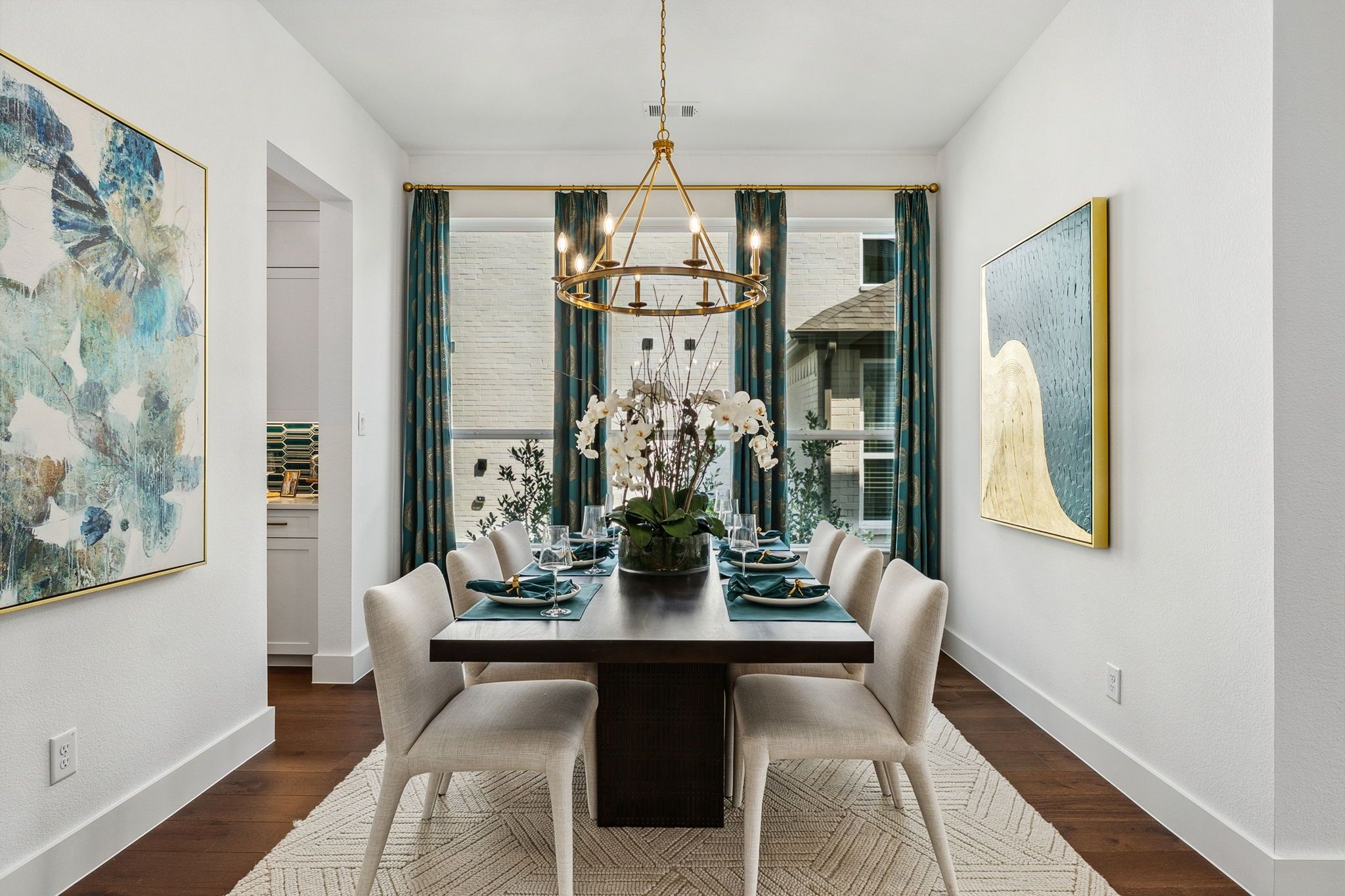 American Legend Homes' 60' model in Ten Mile Creek - Dining Area