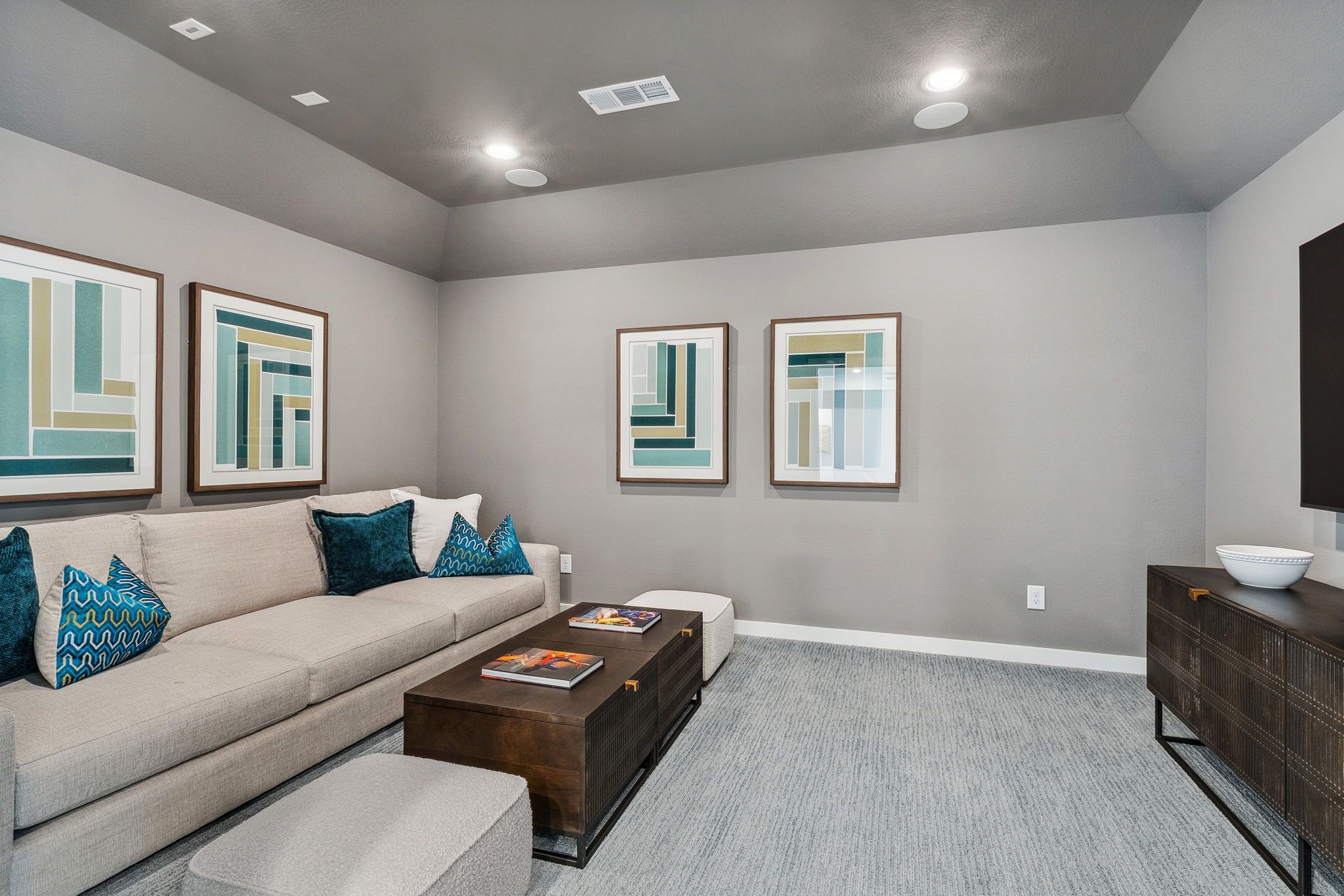 American Legend Homes' 60' model in Ten Mile Creek - Media Room