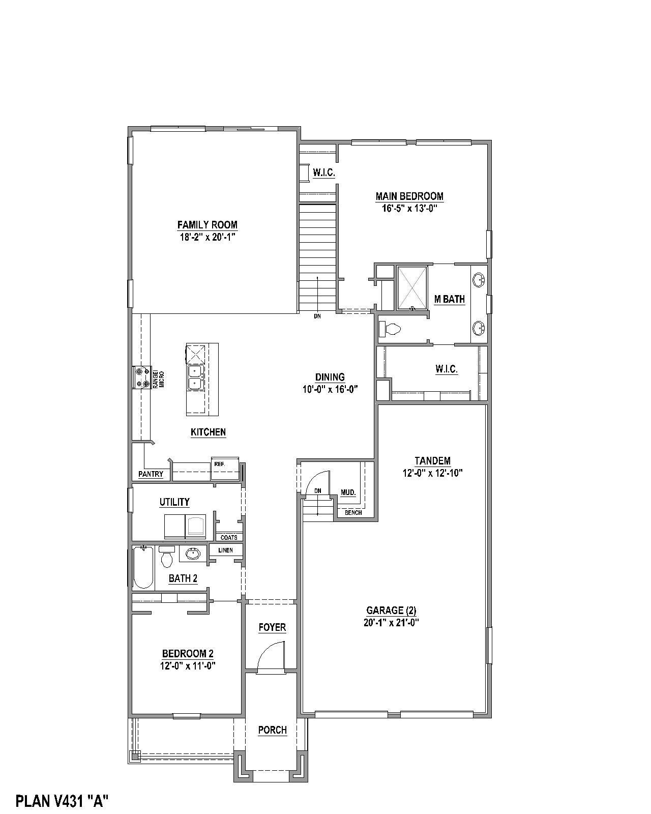 Plan V431 1st Floor