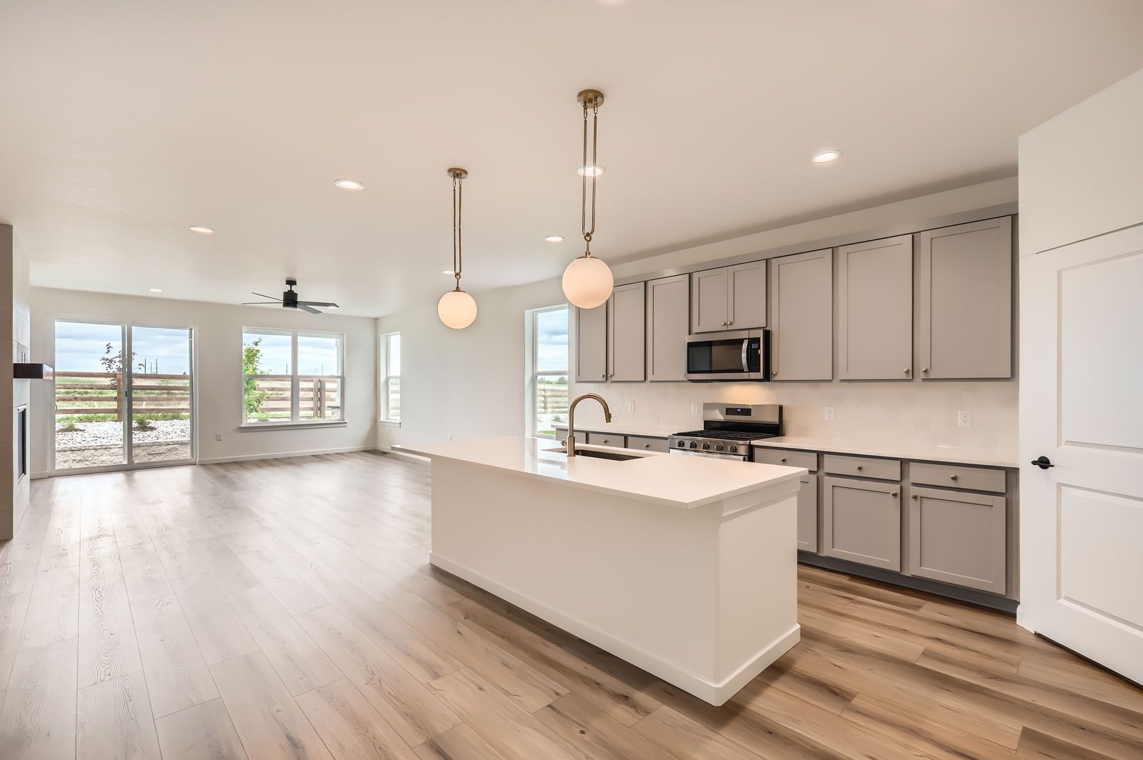 Plan V431 Representative Photo - Living Room/Kitchen