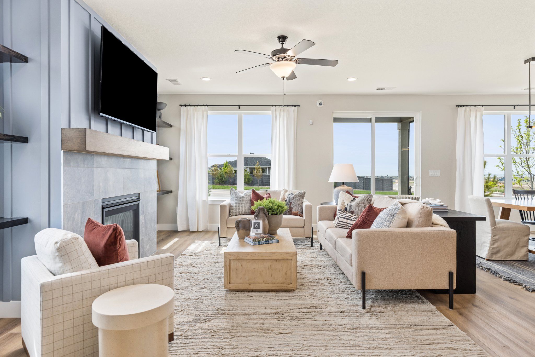 American Legend Homes' 40' Model in Sterling Ranch - Living Room