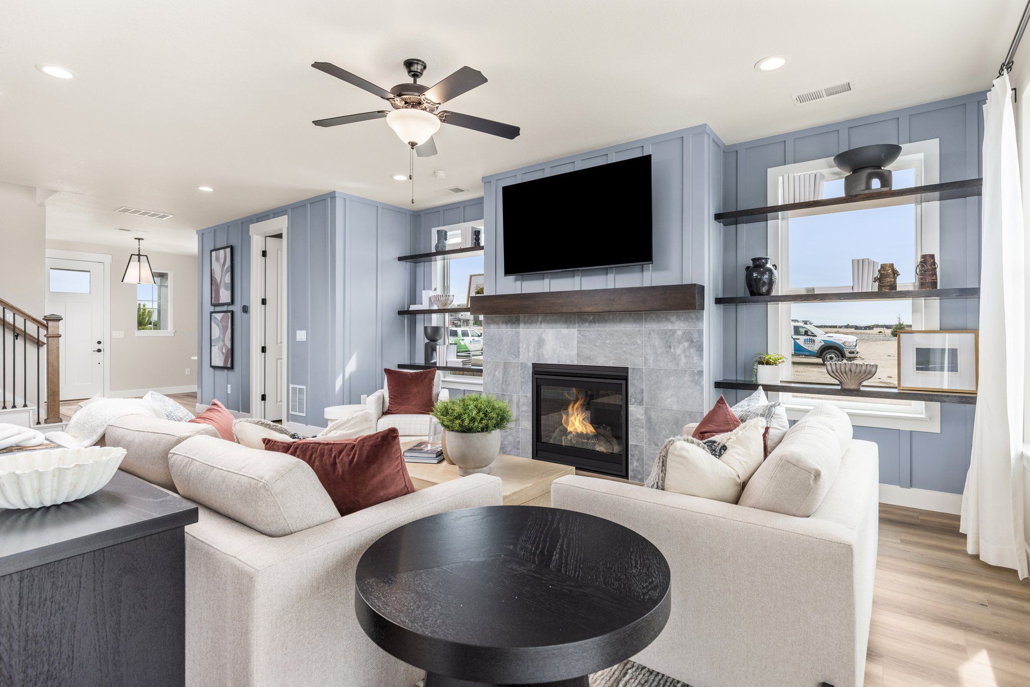 American Legend Homes' 40' Model in Sterling Ranch - Living Room