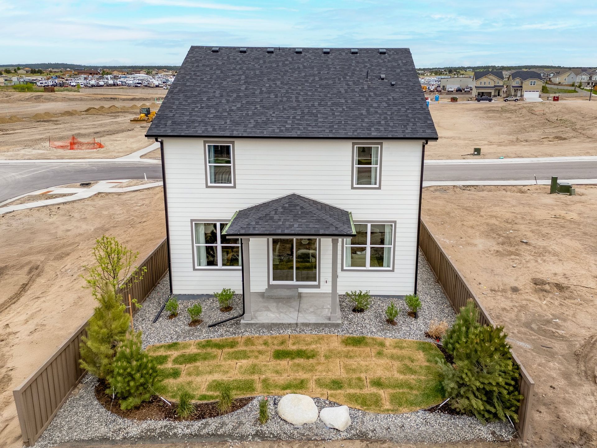 American Legend Homes' 40' Model in Sterling Ranch - Rear Elevation