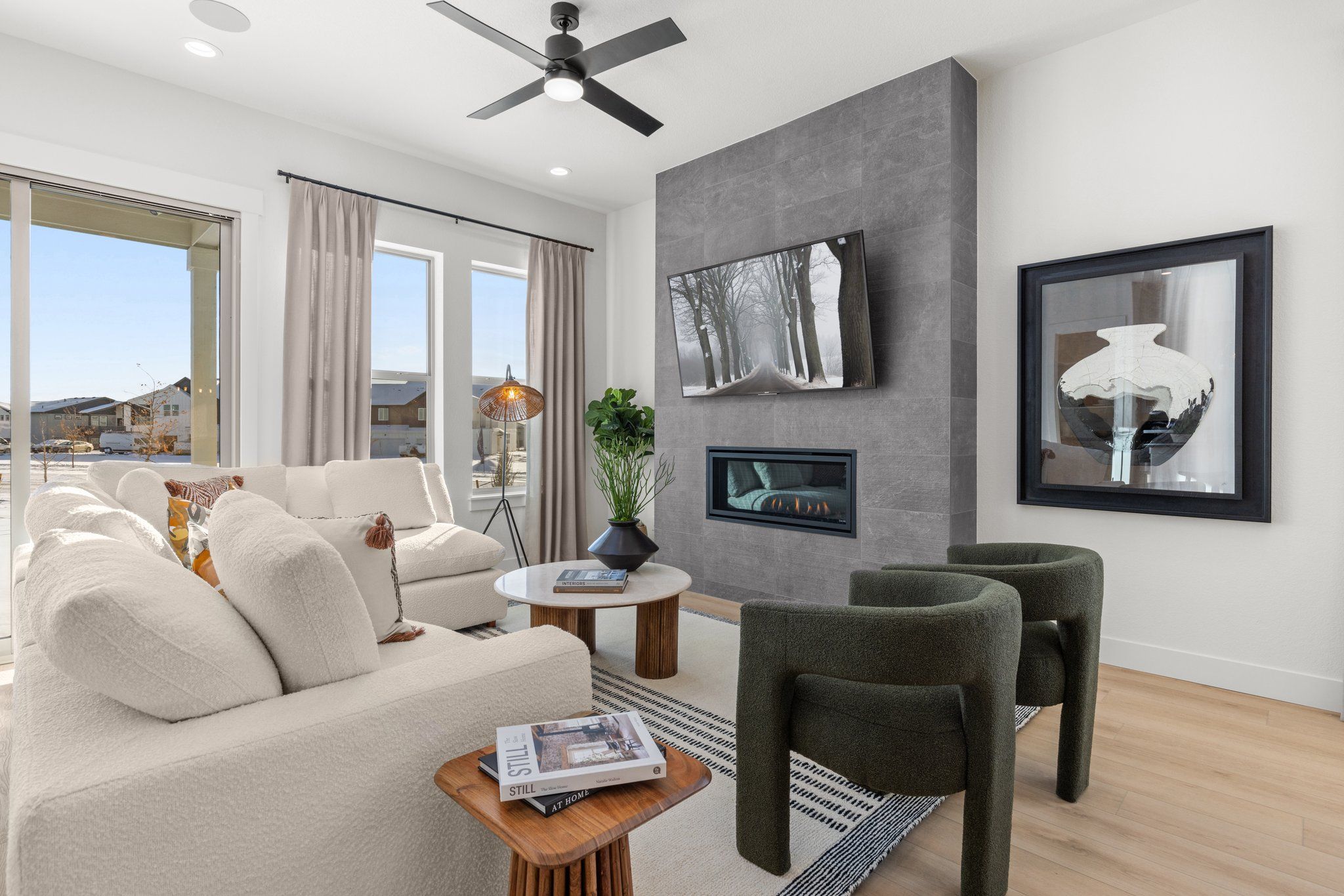 RainDance 60s Plan C417 Living Room by American Legend Homes