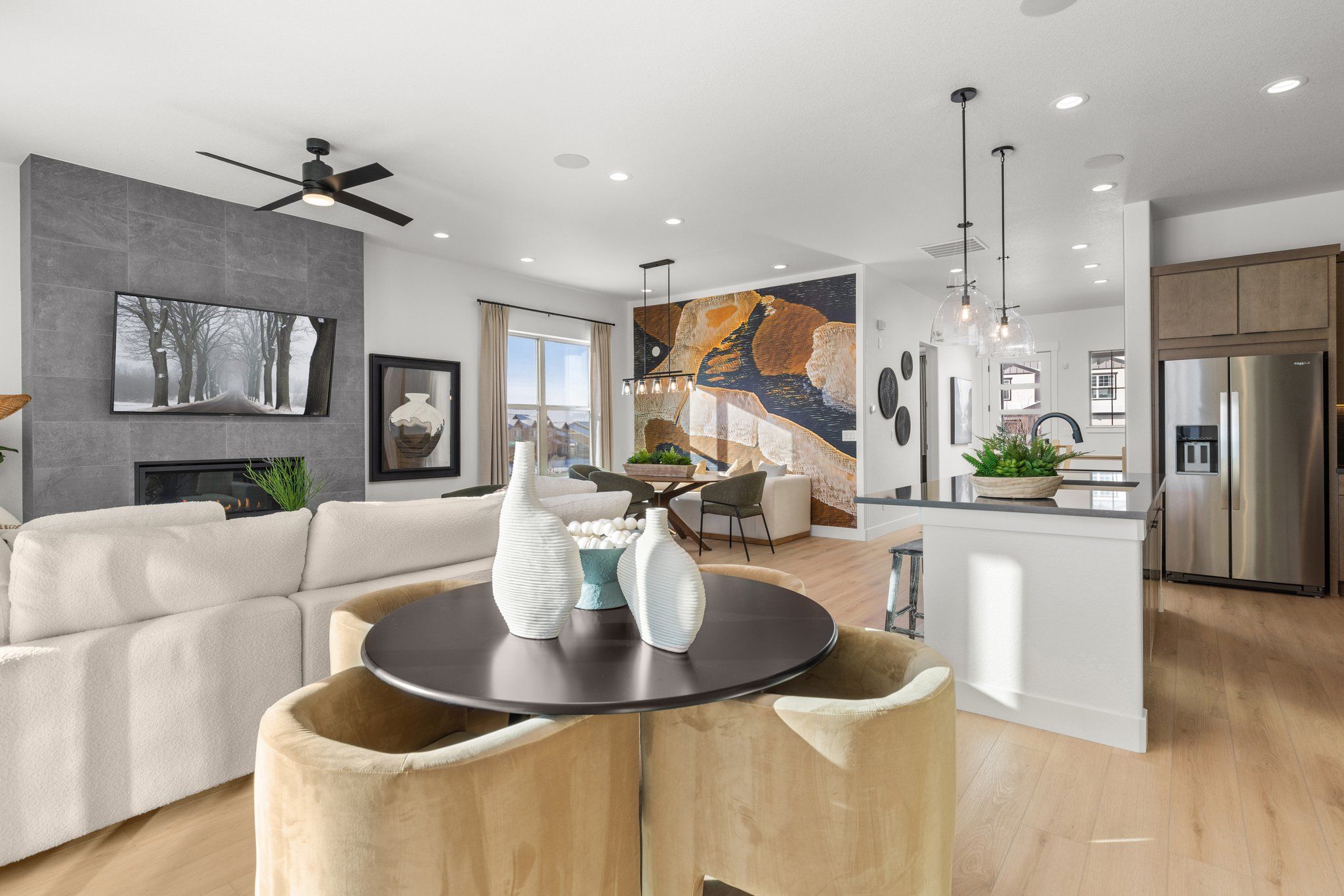 RainDance 60s Plan C417 Dining/Living Room by American Legend Homes