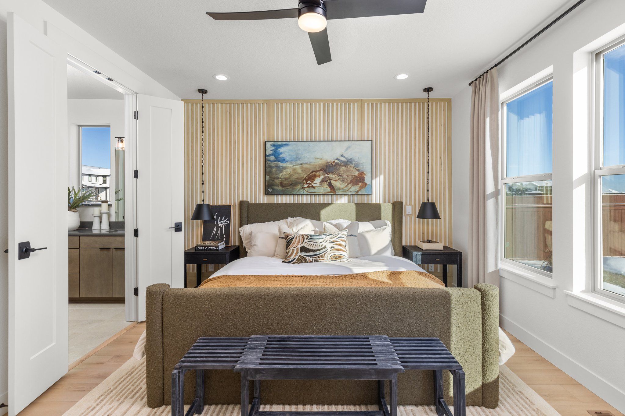 RainDance 60s Plan C417 Main Bedroom by American Legend Homes