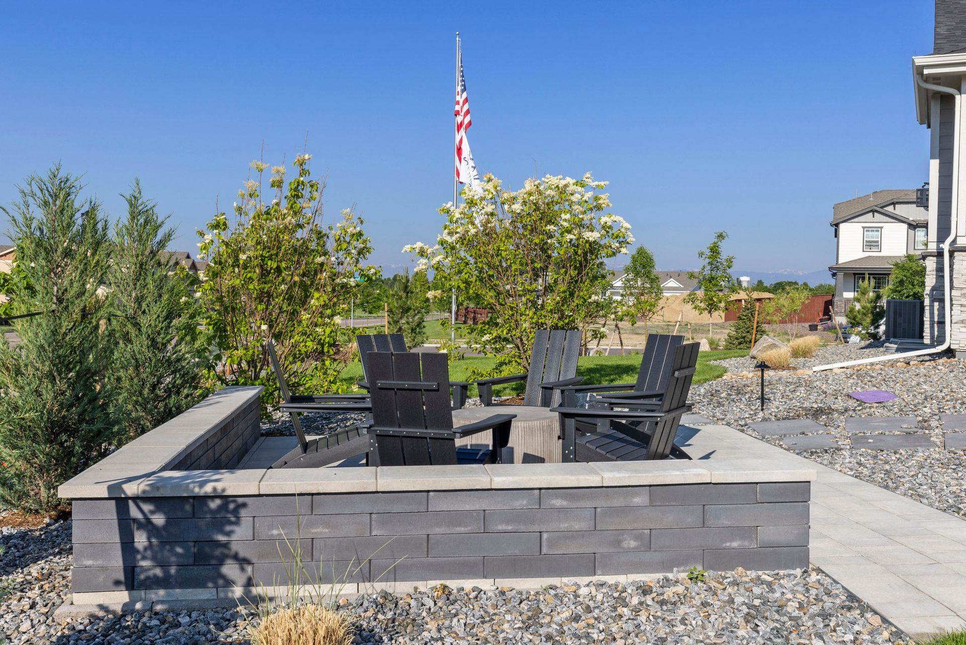 RainDance 60s Plan C417 Backyard by American Legend Homes