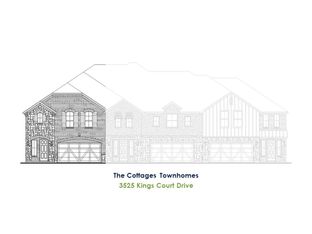 3525 Kings Court - Castle Hills Northpointe - Townhomes: Lewisville, Texas - American Legend Homes