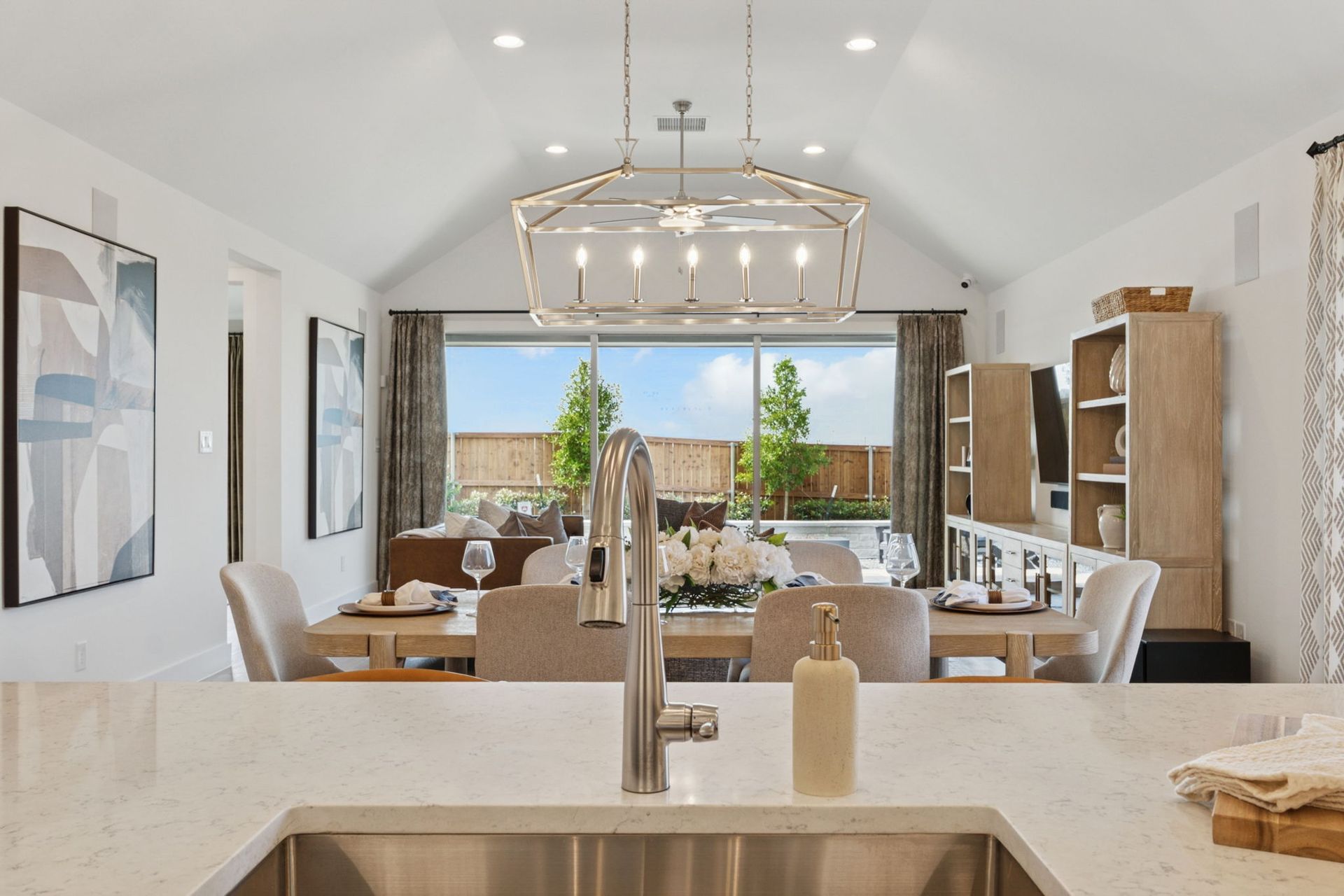 Plan 1578 Representative Photo -Dining/Living Area