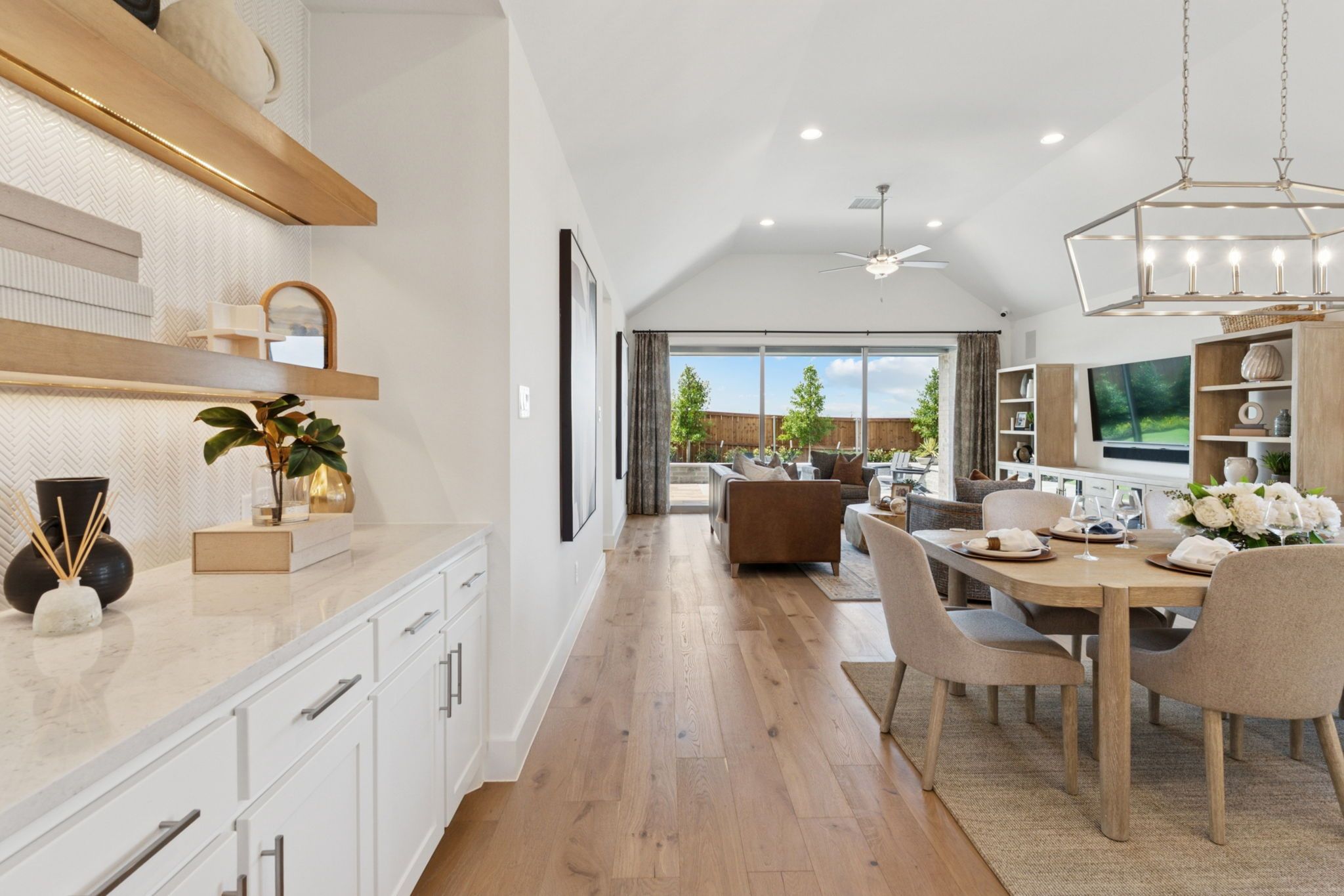 Plan 1578 Representative Photo - Dining/ Living Area