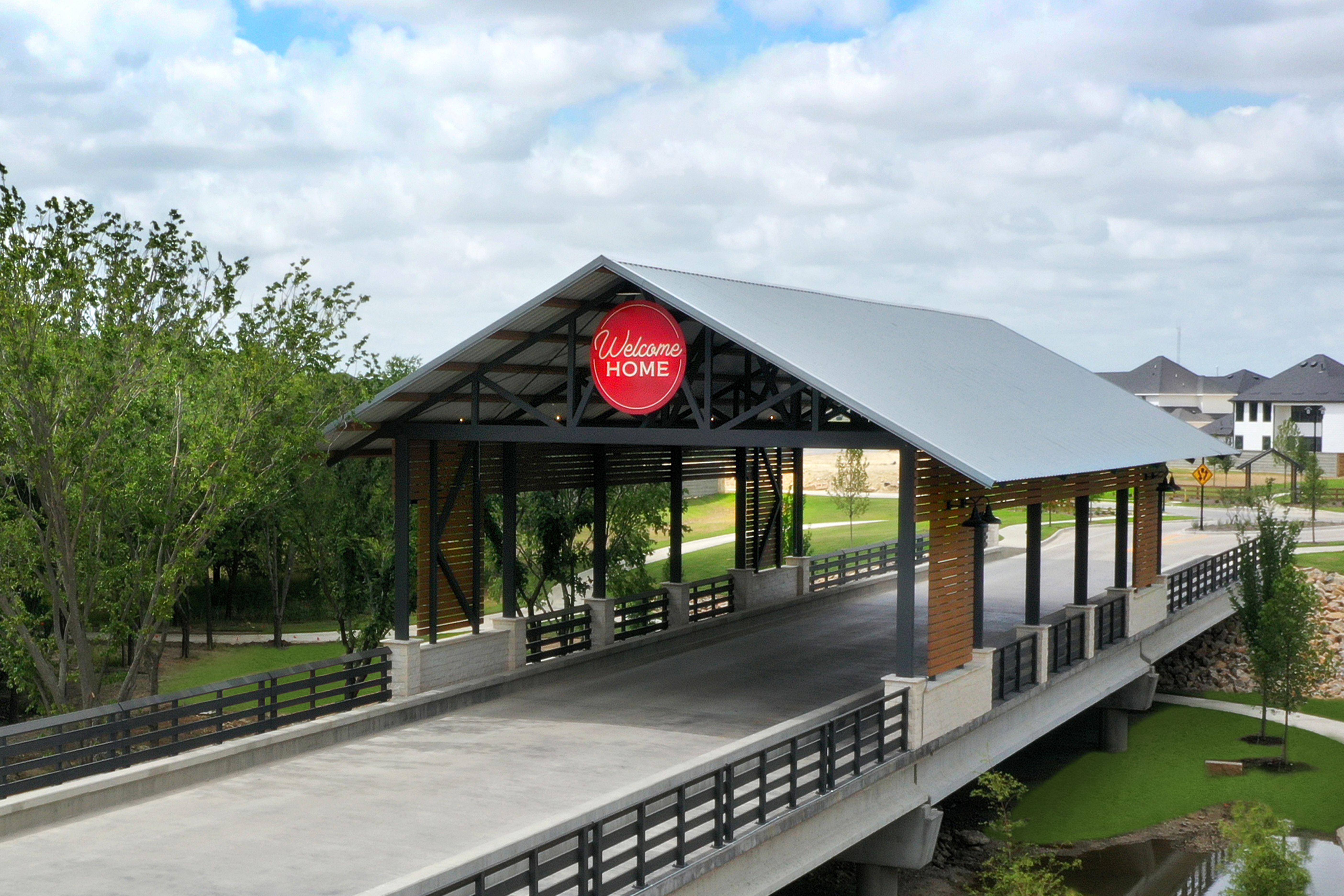 Treeline covered bridge