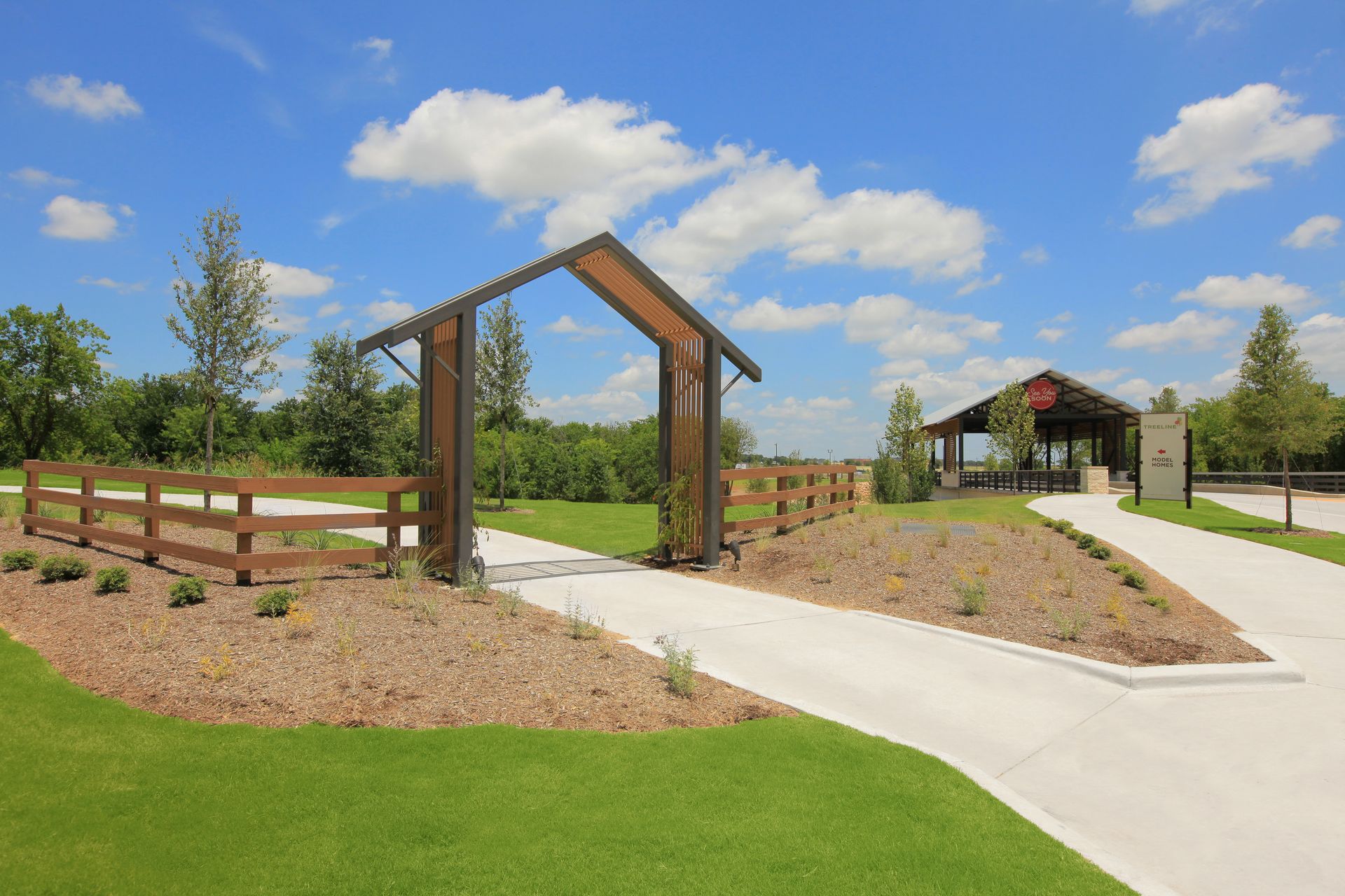 Treeline walking trails