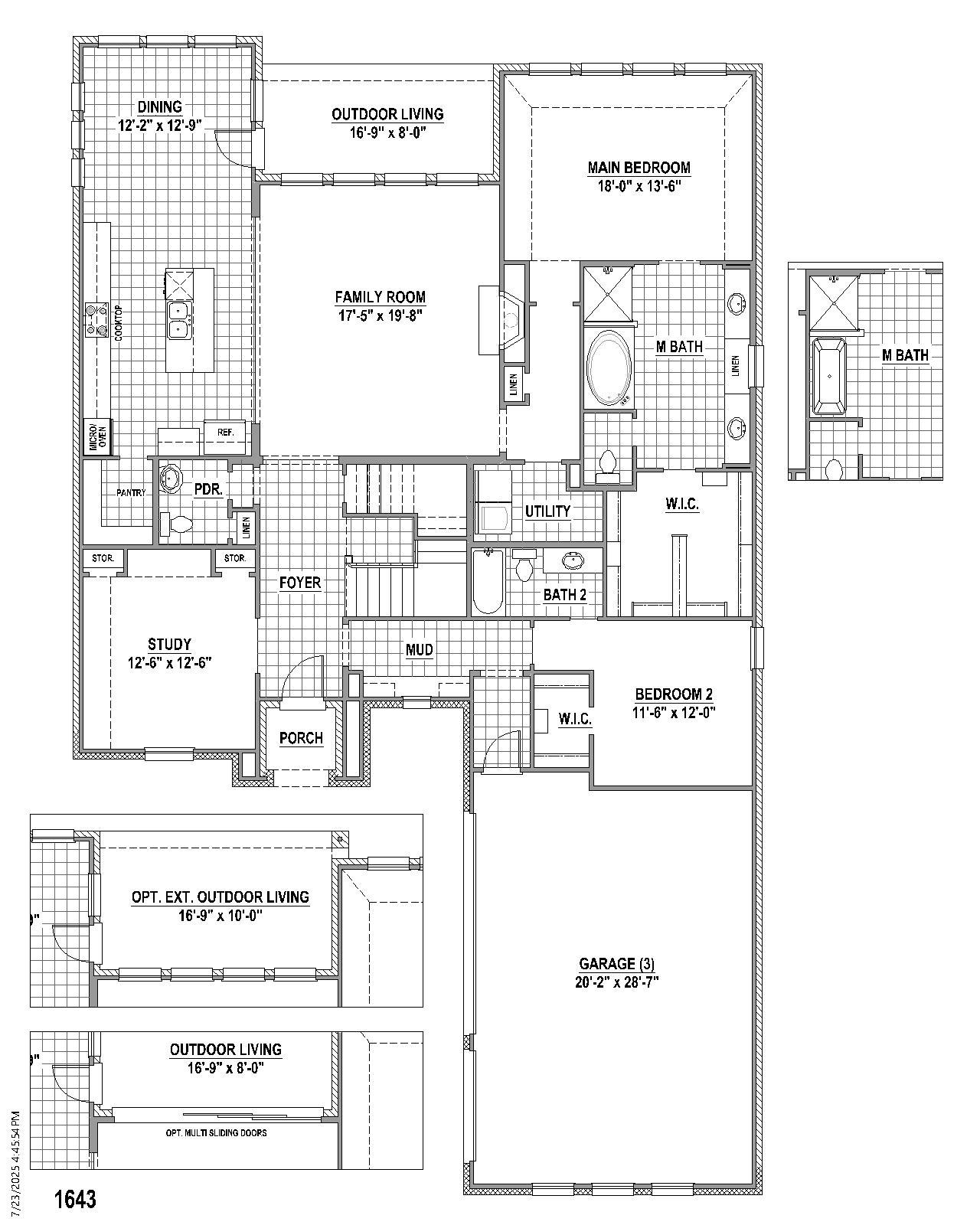 Plan 1643 1st Floor