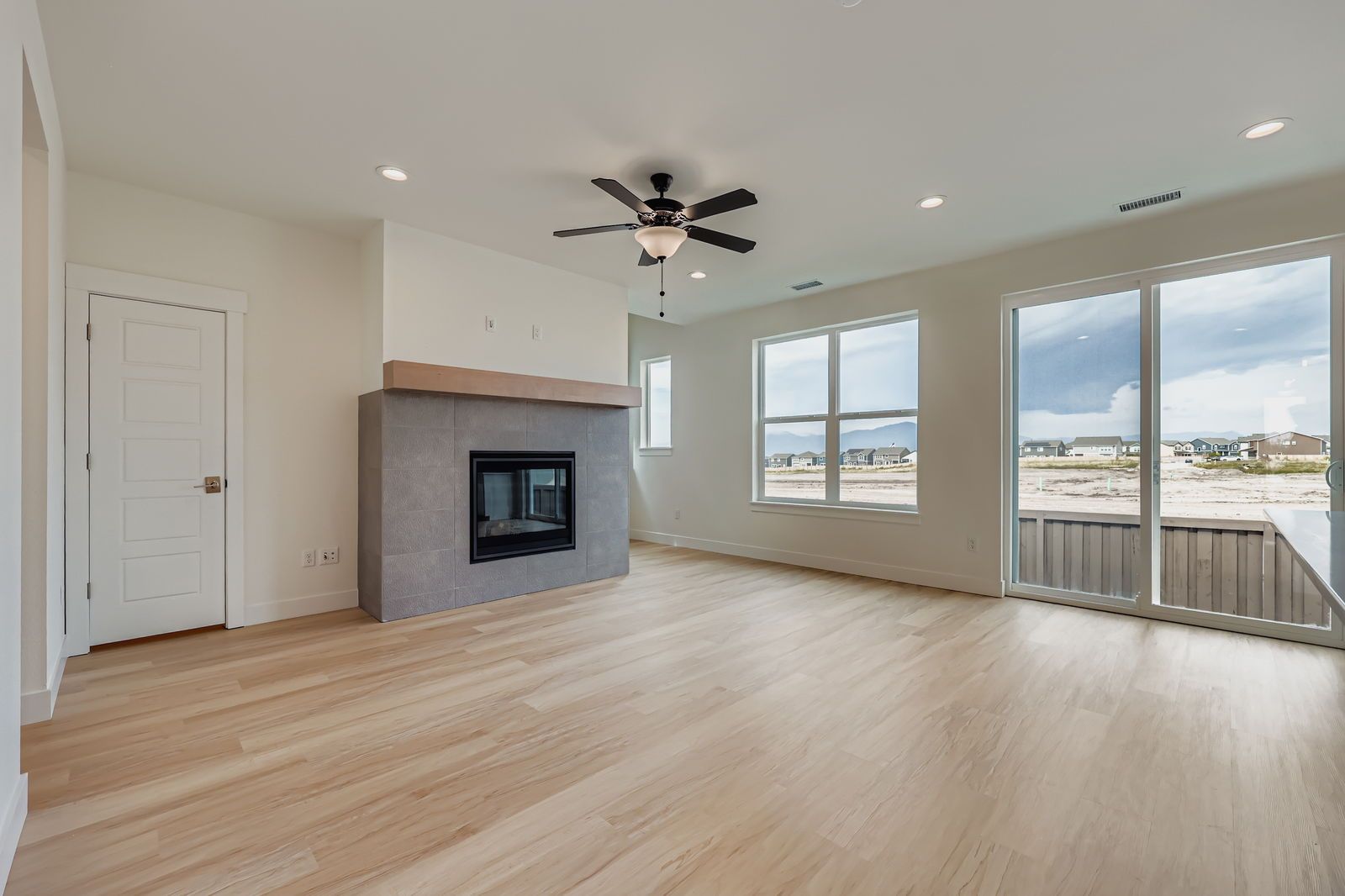 Plan C301 Representative Photo | Bright Living Room with Natural Light