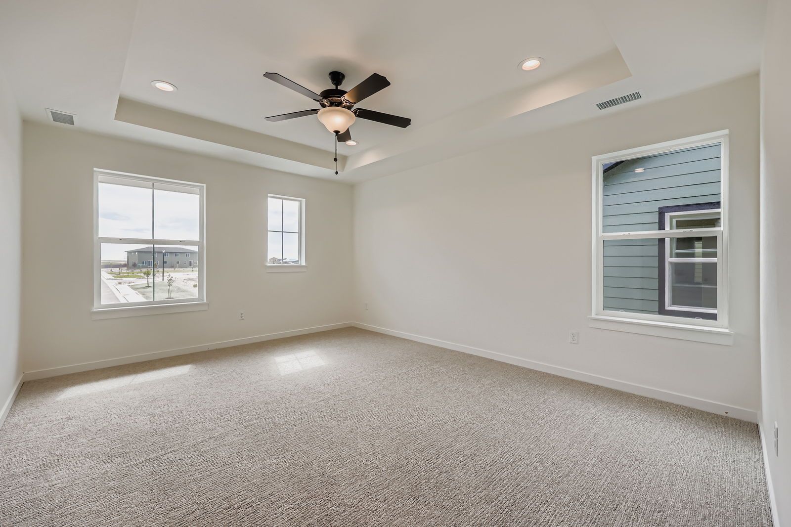 Plan C301 Representative Photo | Primary Bedroom with Tray Ceiling