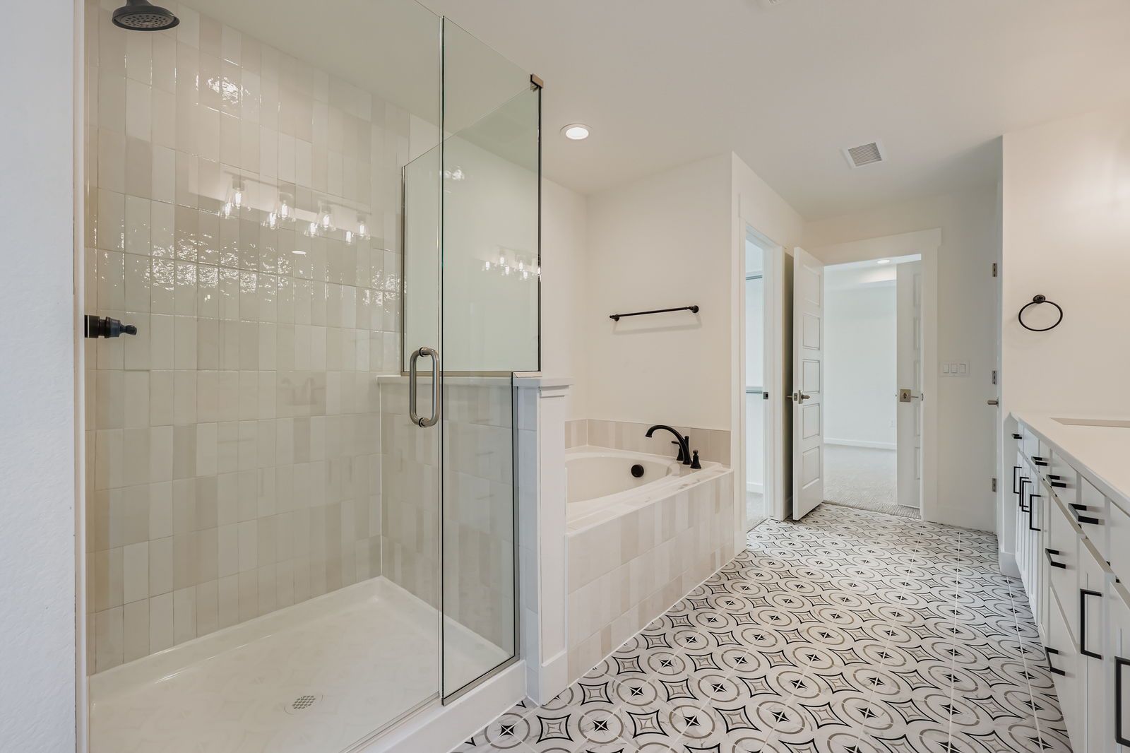 Plan C301 Representative Photo | Primary Bathroom with Separate Shower and Tub