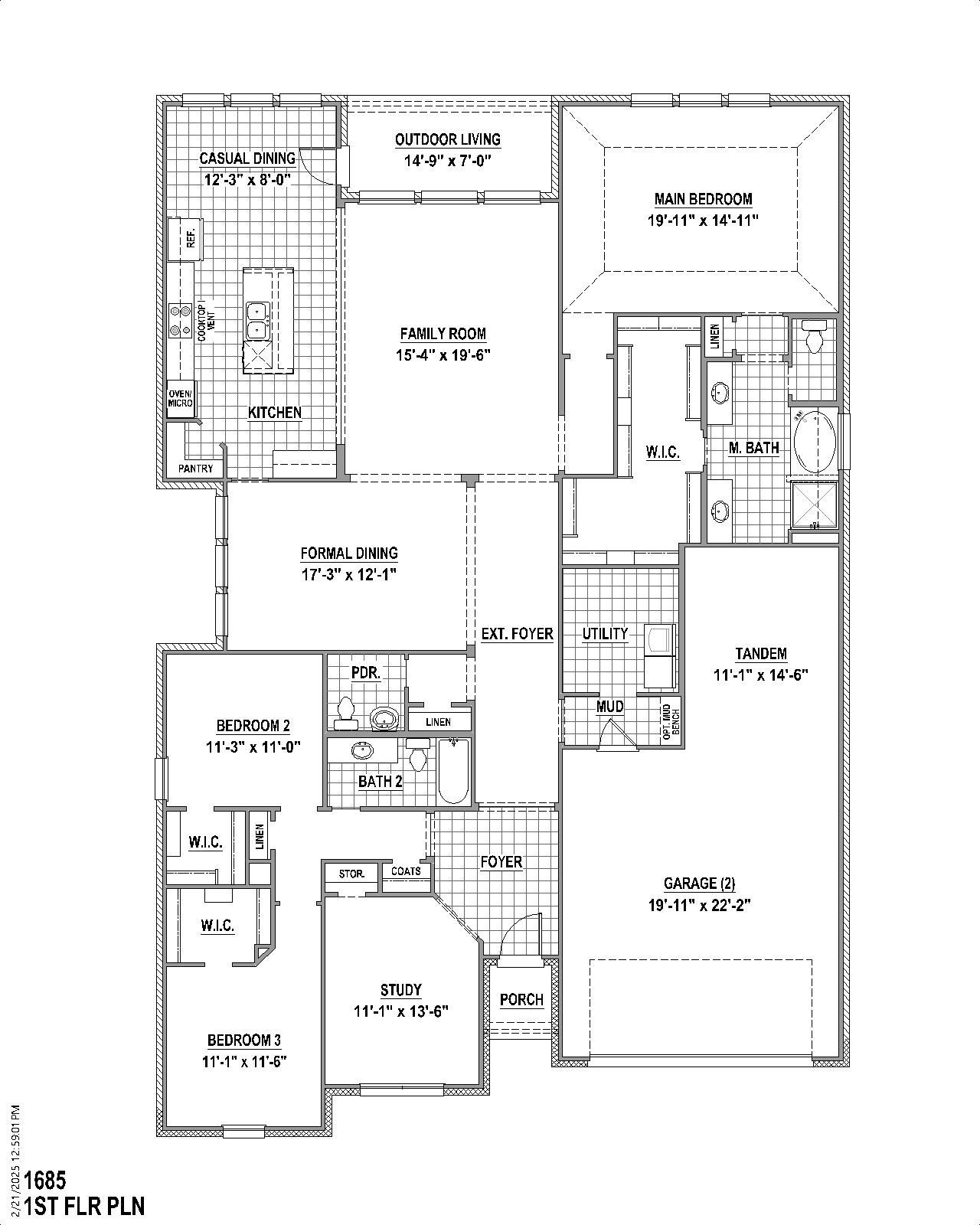 Plan 1685 1st Floor