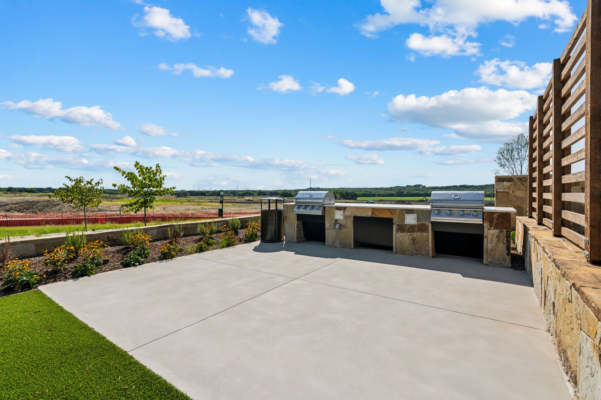 Hillstead community amenity - Grilling station