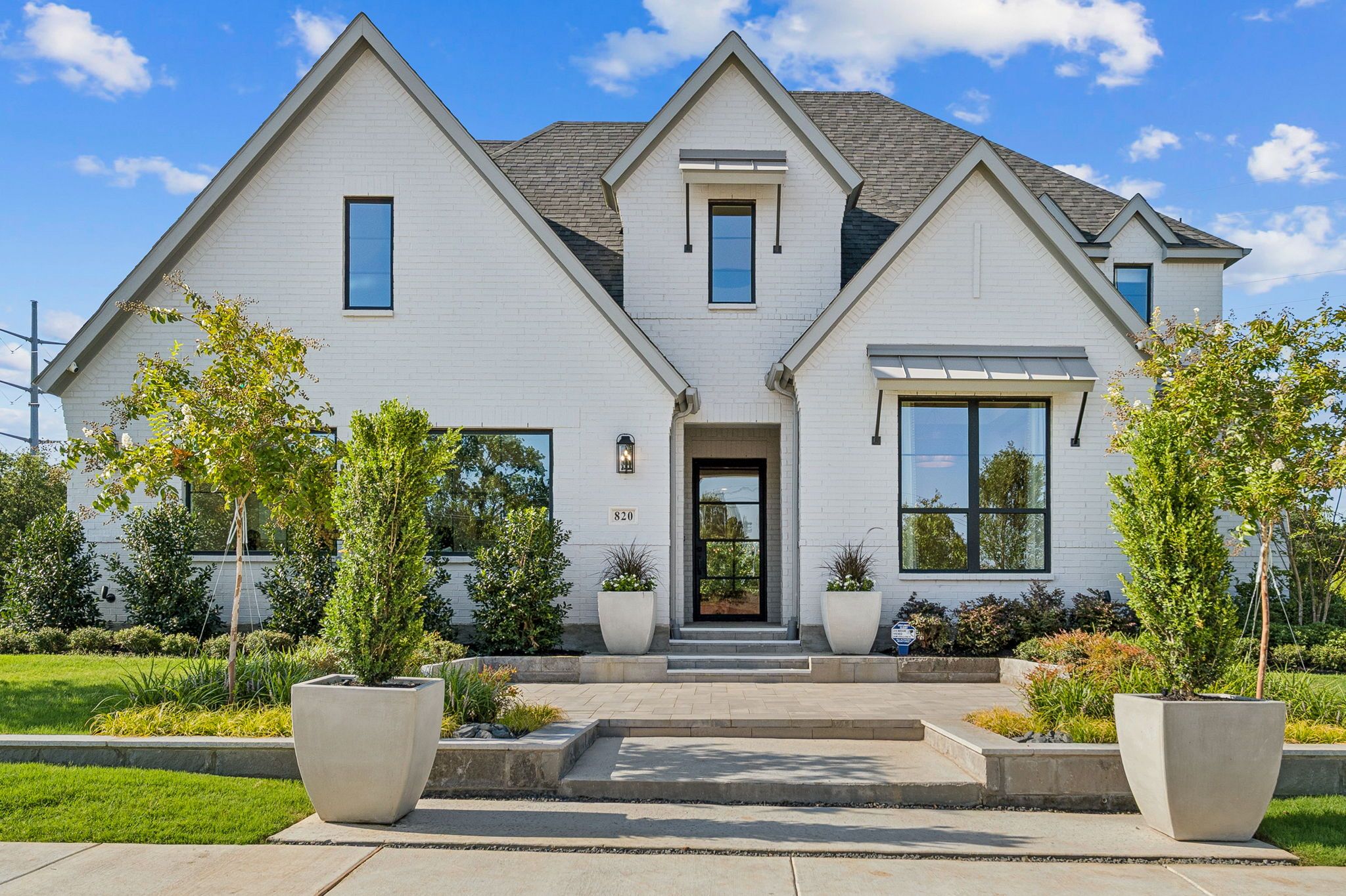 Plan 1640 Front Elevation - Bella Casa Model Photo