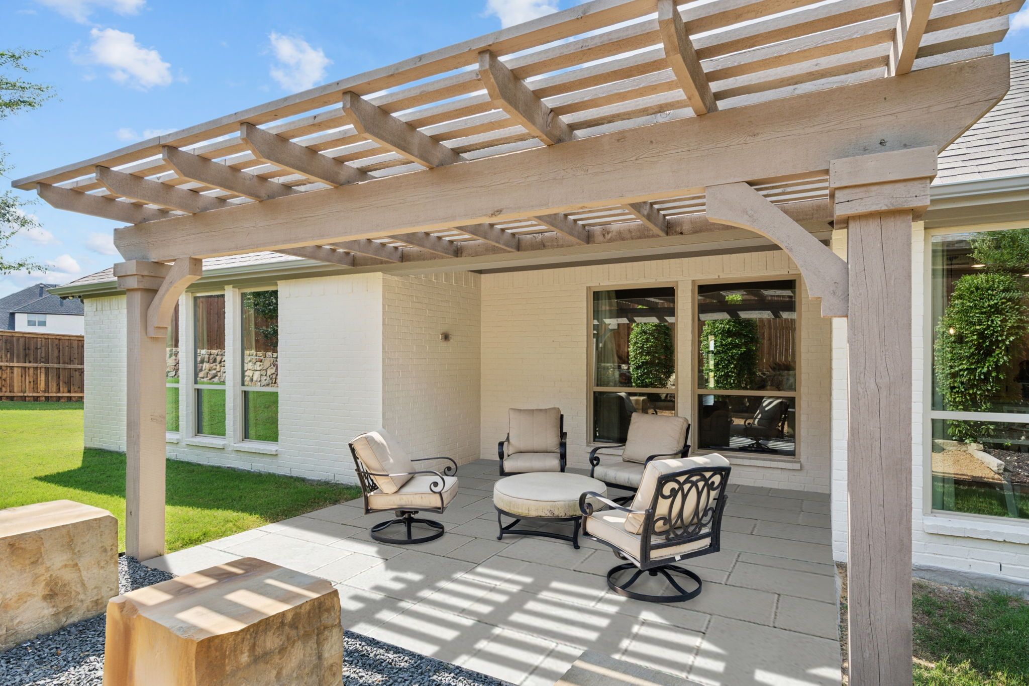 Plan 1685 Outdoor Living Representative Photo by American Legend Homes