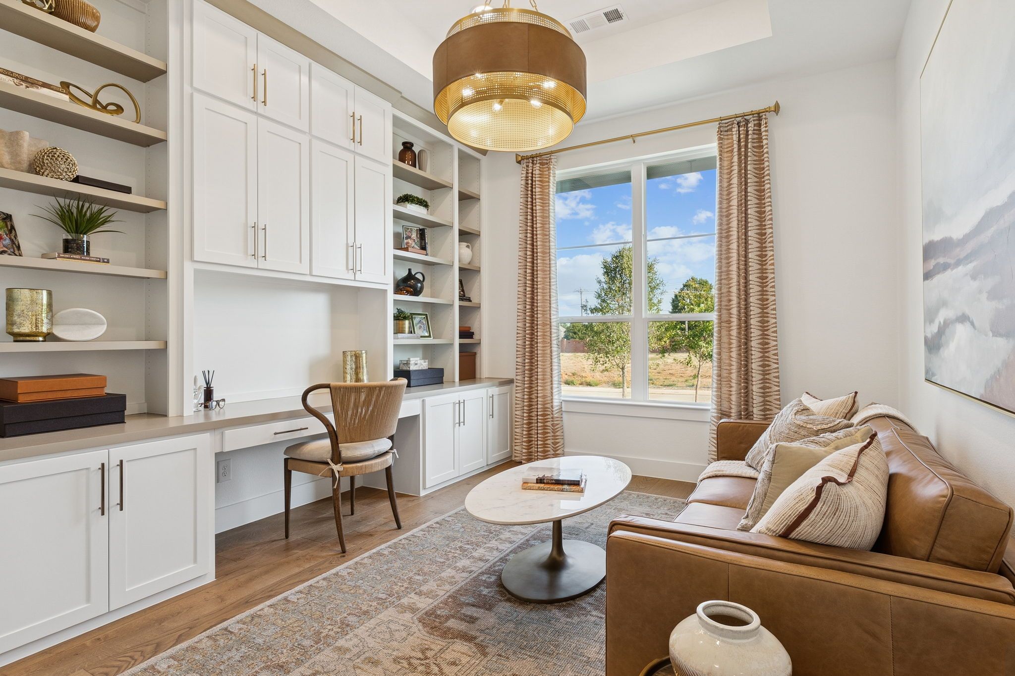 Plan 1640 Home Office - Bella Casa Model Photo