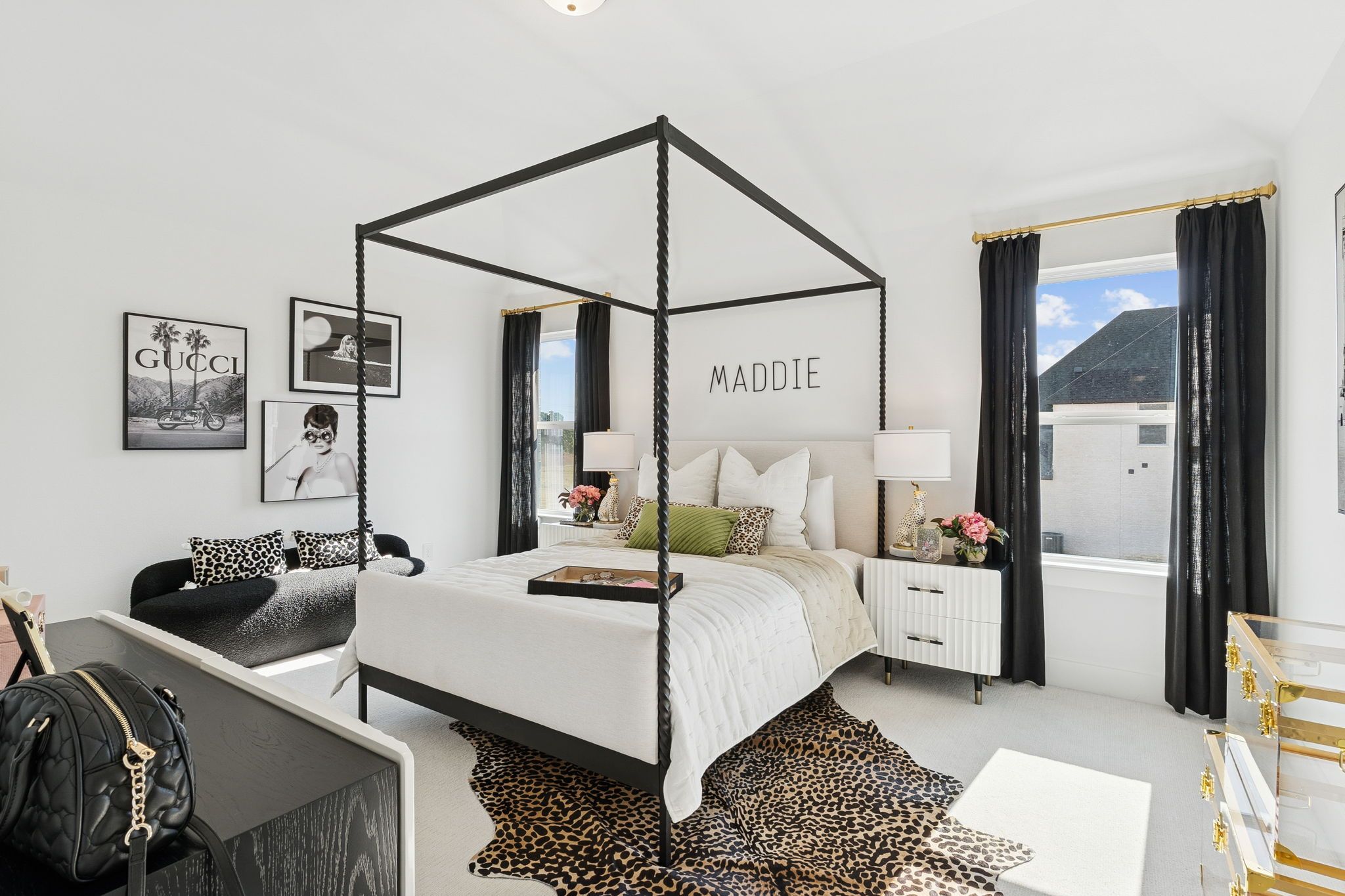 Plan 1640 Bedroom - Bella Casa Model Photo