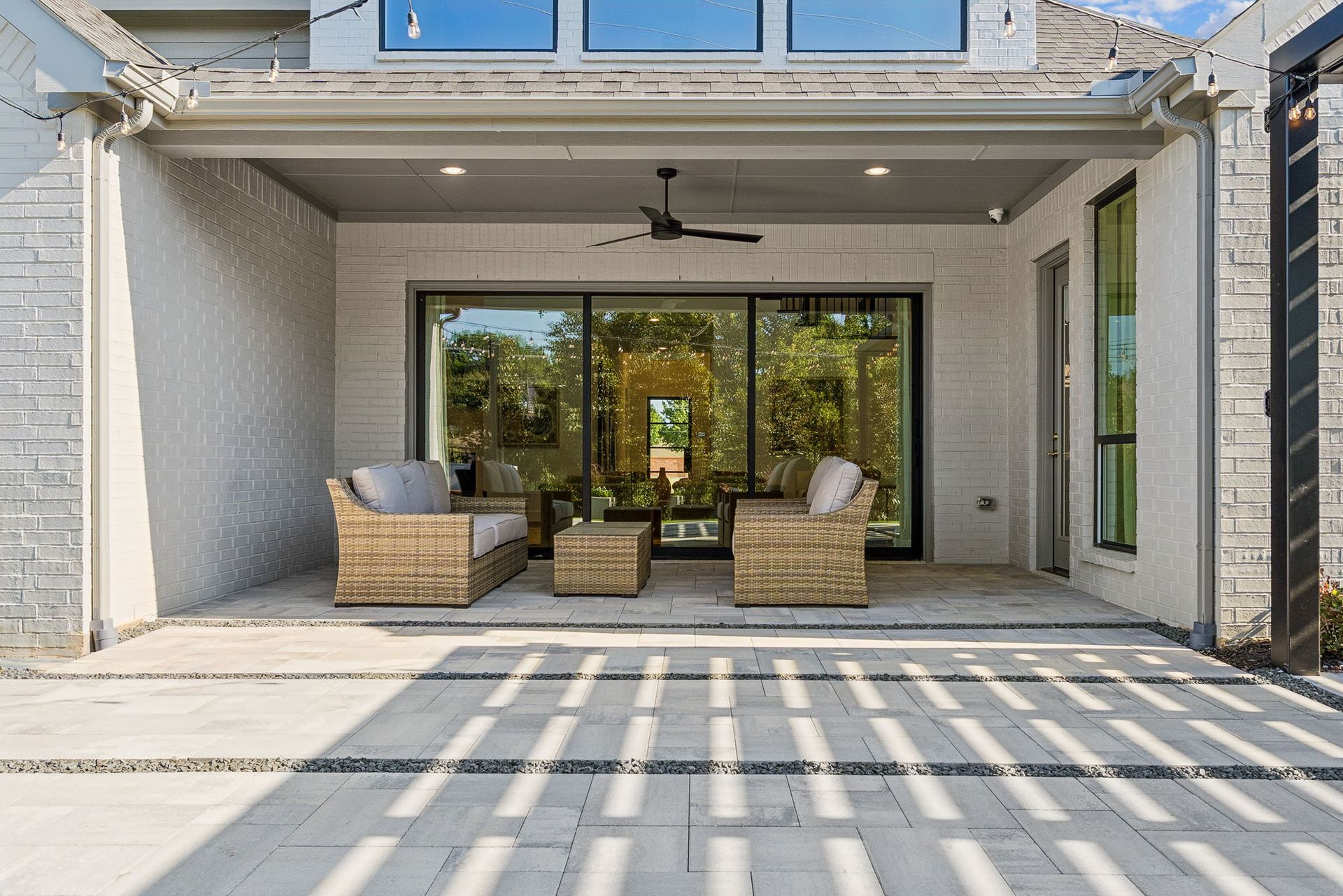 Plan 1640 Outdoor Living - Bella Casa Model Photo