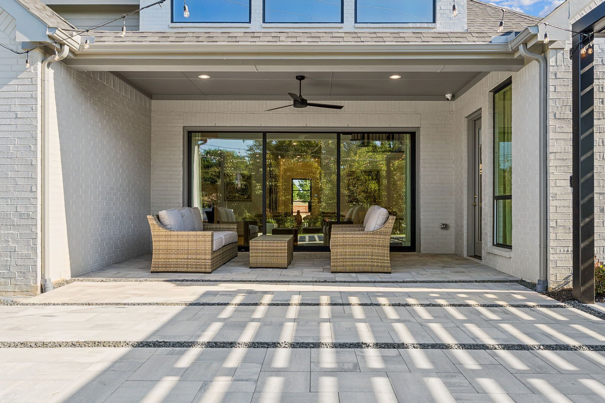 Plan 1640 Outdoor Living - Bella Casa Model Photo