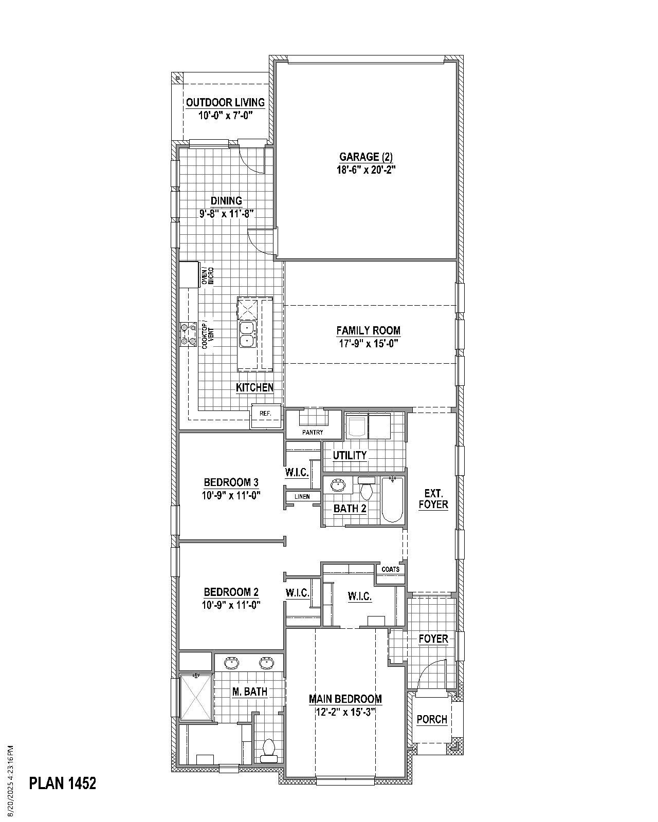 Plan 1452 1st Floor