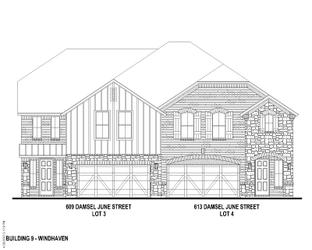 609 Damsel June Street - Castle Hills Northpointe - Townhomes: Lewisville, Texas - American Legend Homes
