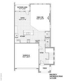 TH Building 4 Unit 2 ML - Villas at Mustang Lakes: Celina, Texas - American Legend Homes