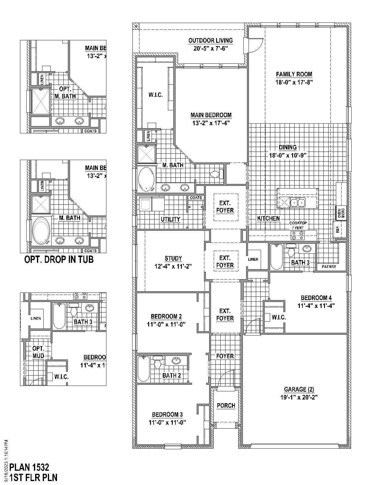 Plan 1532 1st Floor