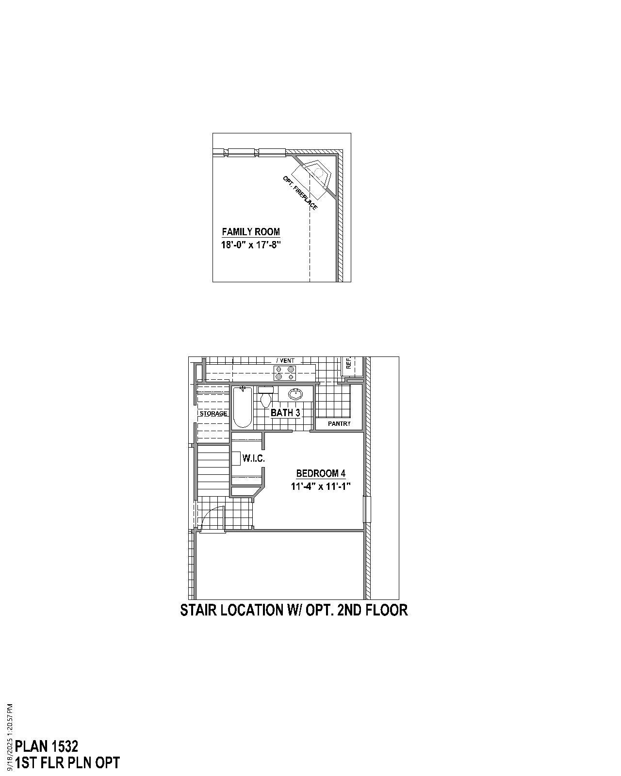 Plan 1532 Options 1
