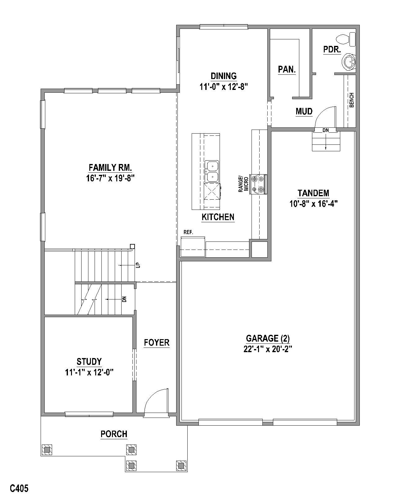 Plan C405 1st Floor