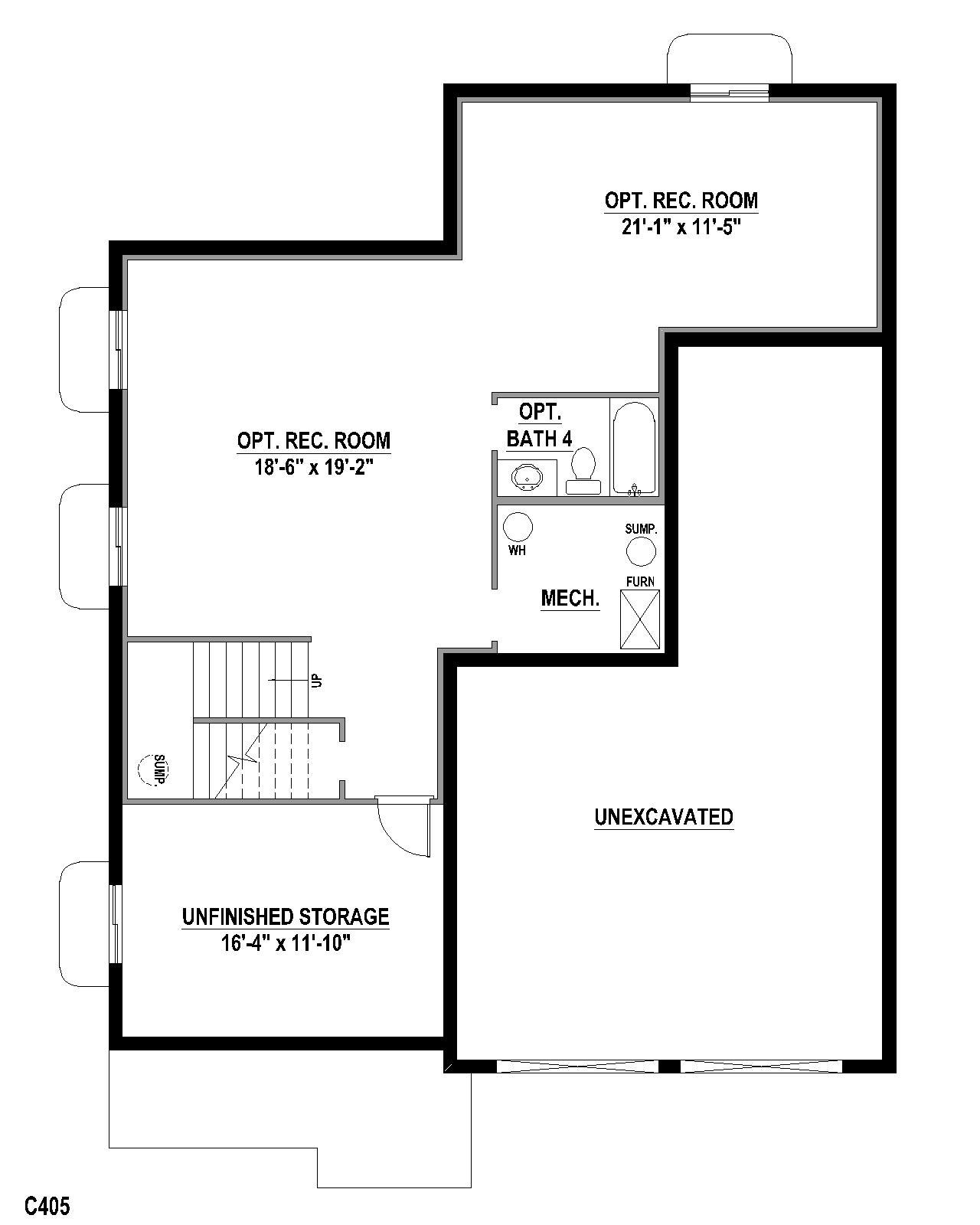 Plan C405 Base Rec