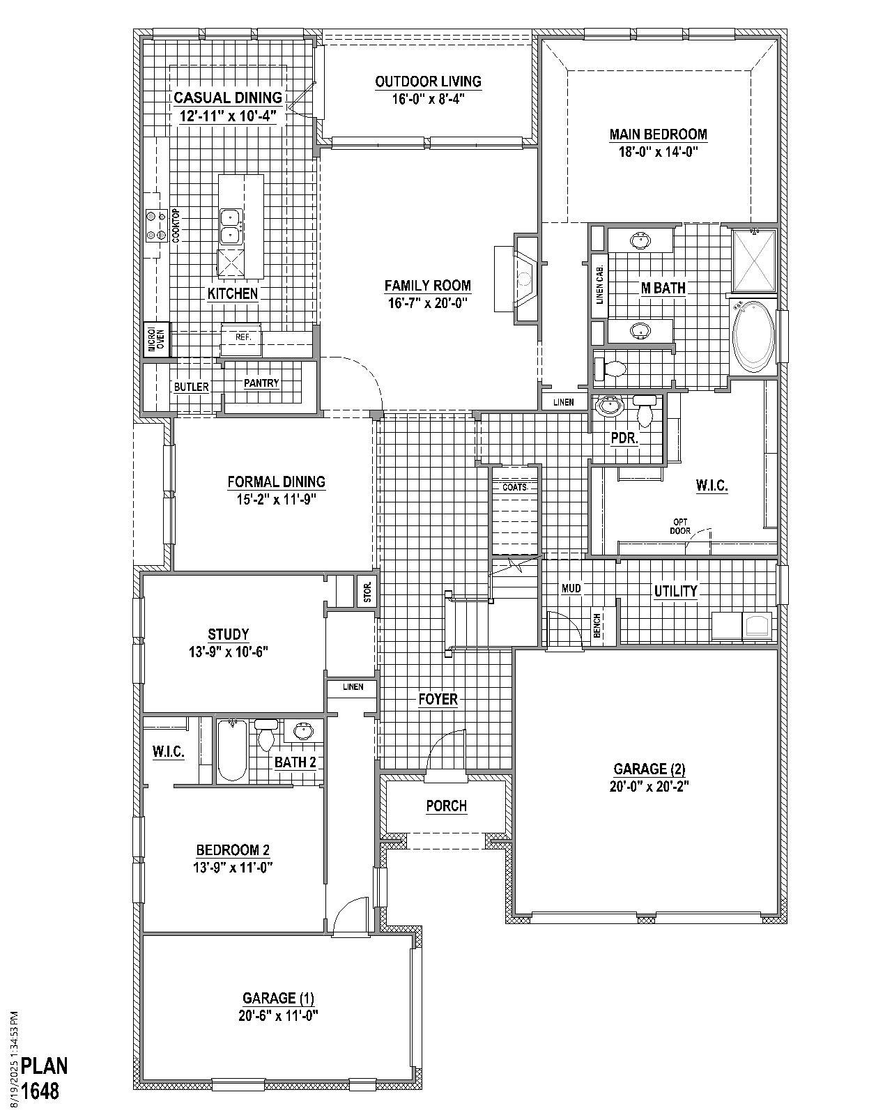 Plan 1648 1st Floor