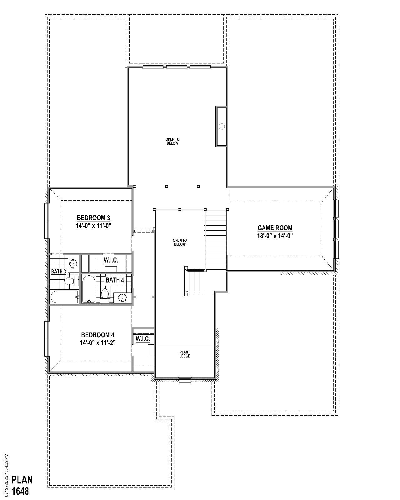 Plan 1648 2nd Floor