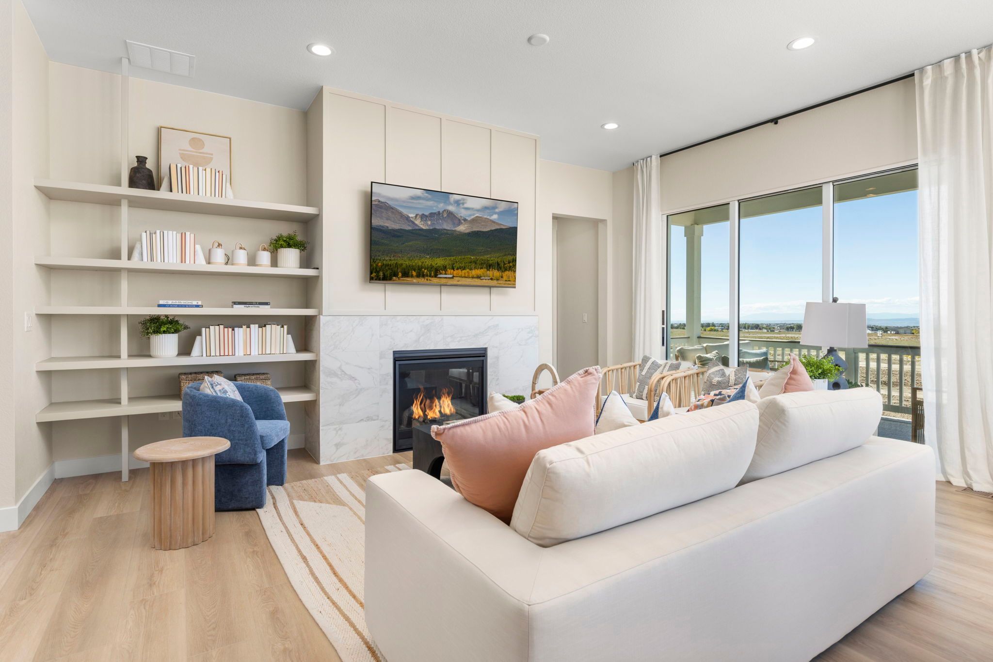 Plan C411 Living Area Representative Photo