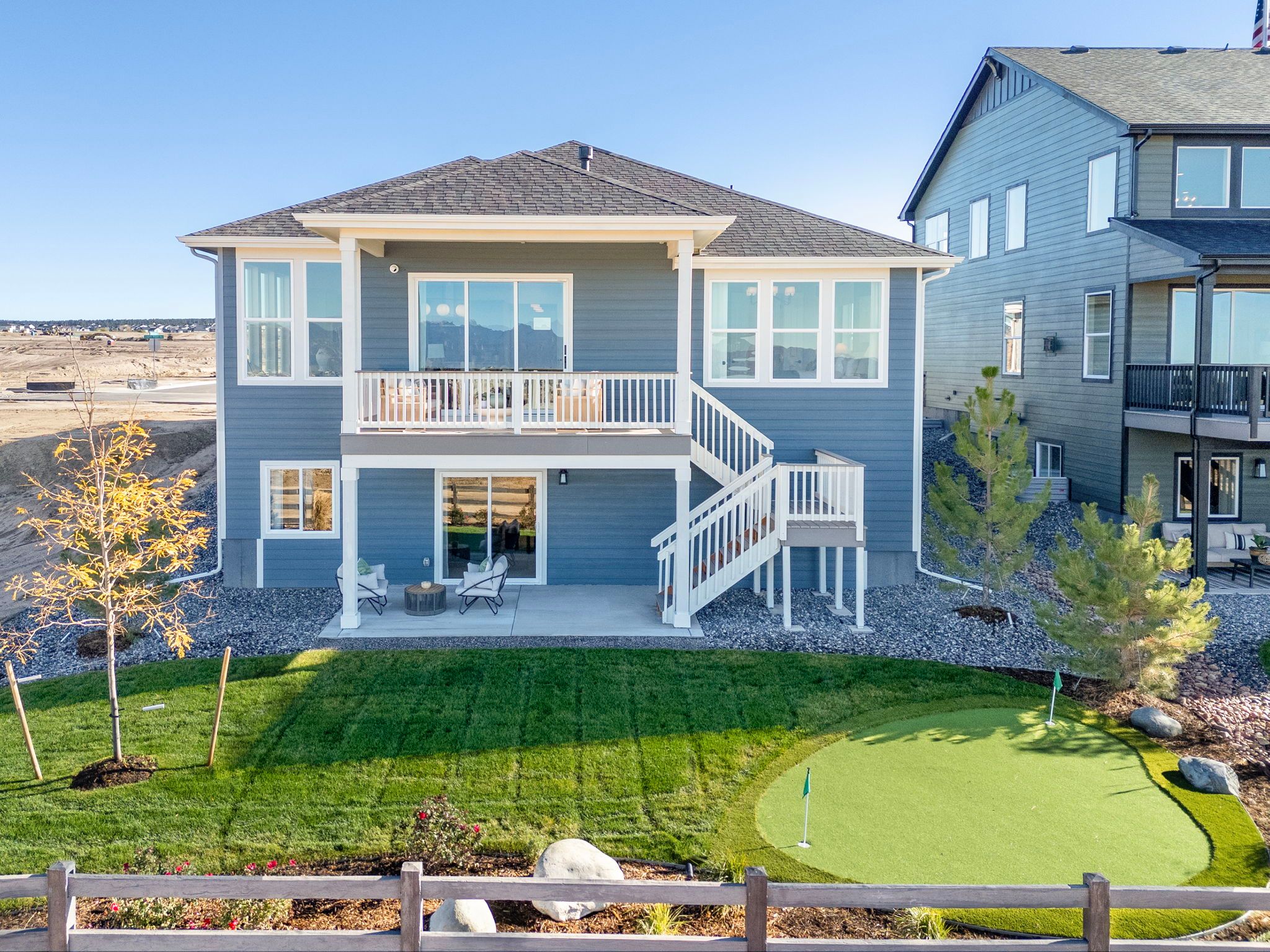 Plan C411 - American Legend Homes' Model in Sterling Ridge - Rear Elevation