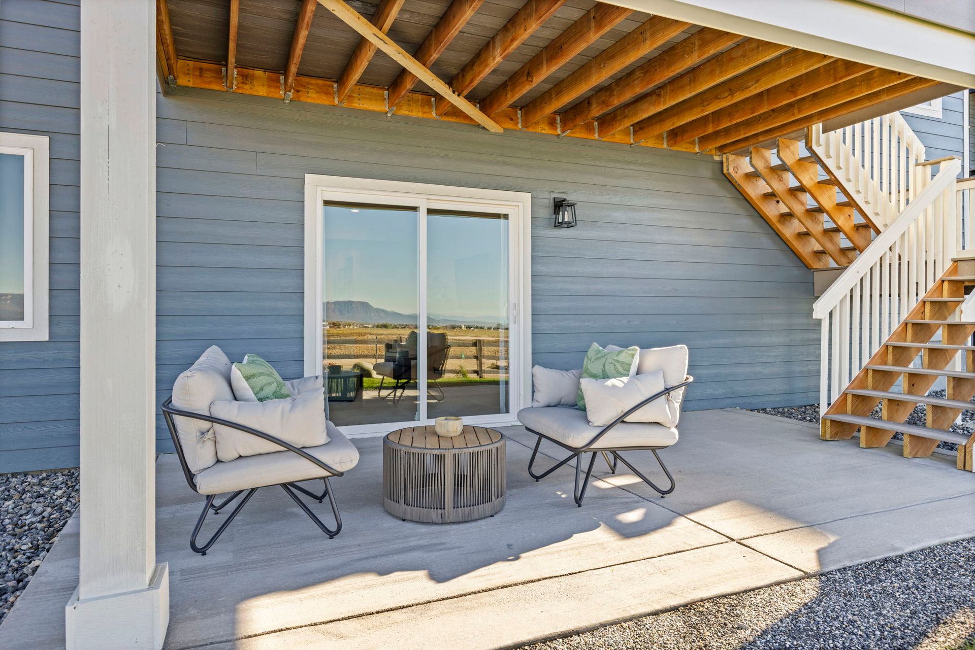 Plan C411 - American Legend Homes' Model in Sterling Ridge - Back Porch