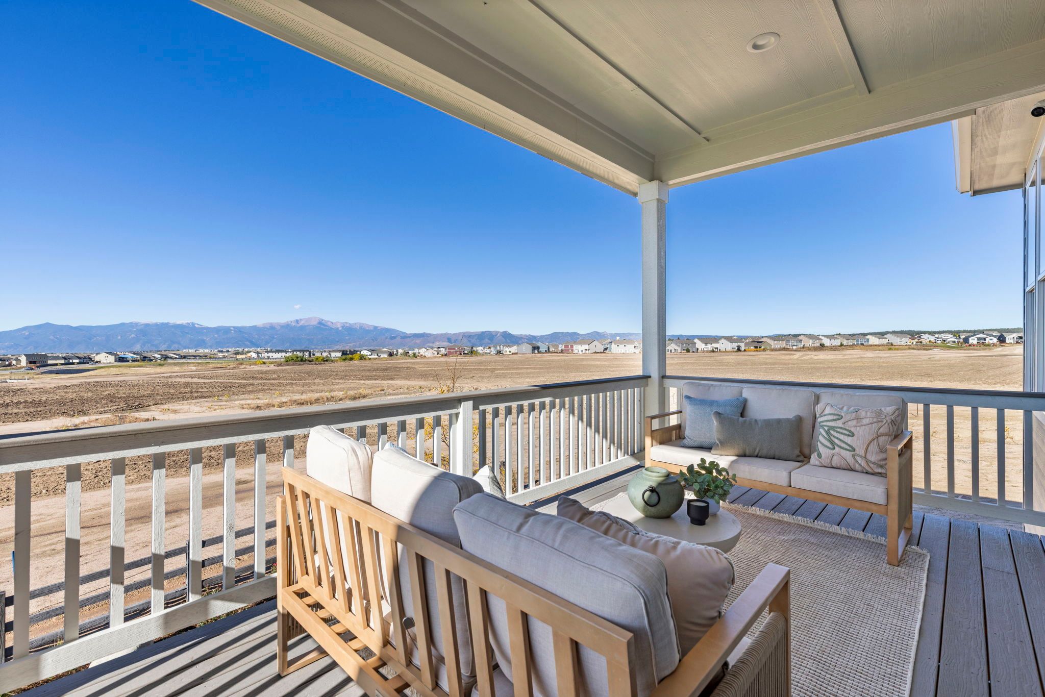 Plan C411 - American Legend Homes' Model in Sterling Ridge - Back Porch