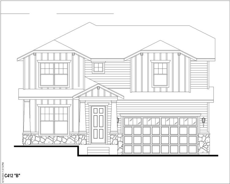 Plan C412 floor plan